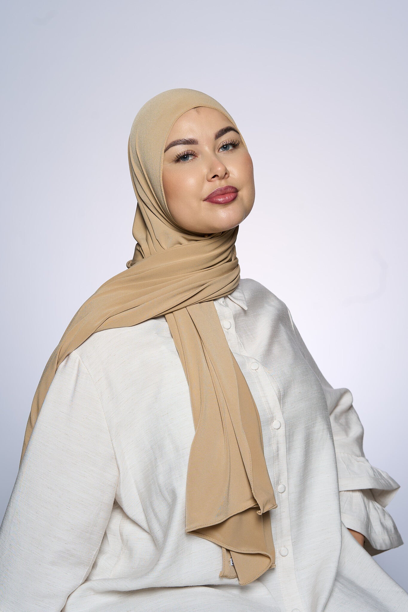 Premium Jersey Hijab Fin - Tanny