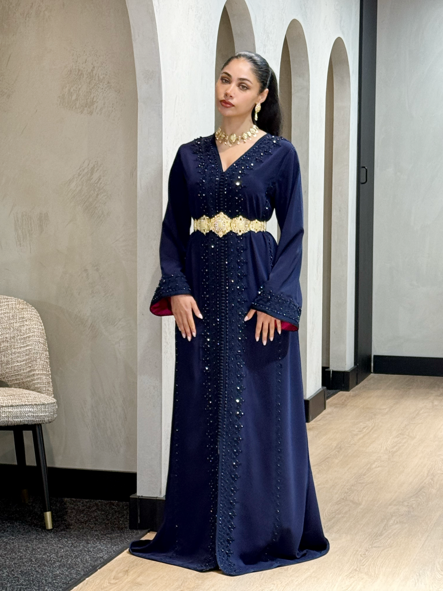 Caftan Lily Oxfordblue