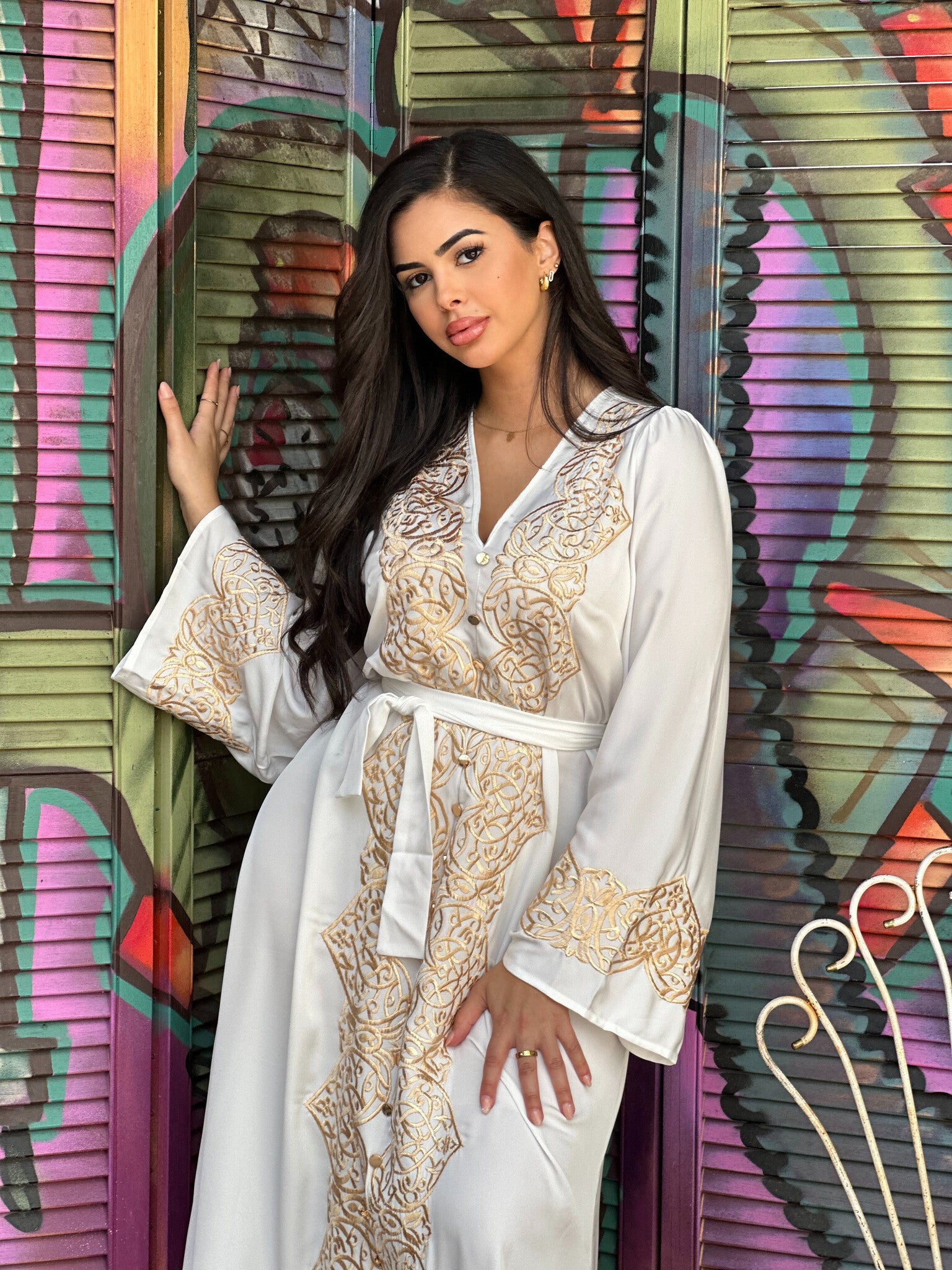 Caftan Roos White
