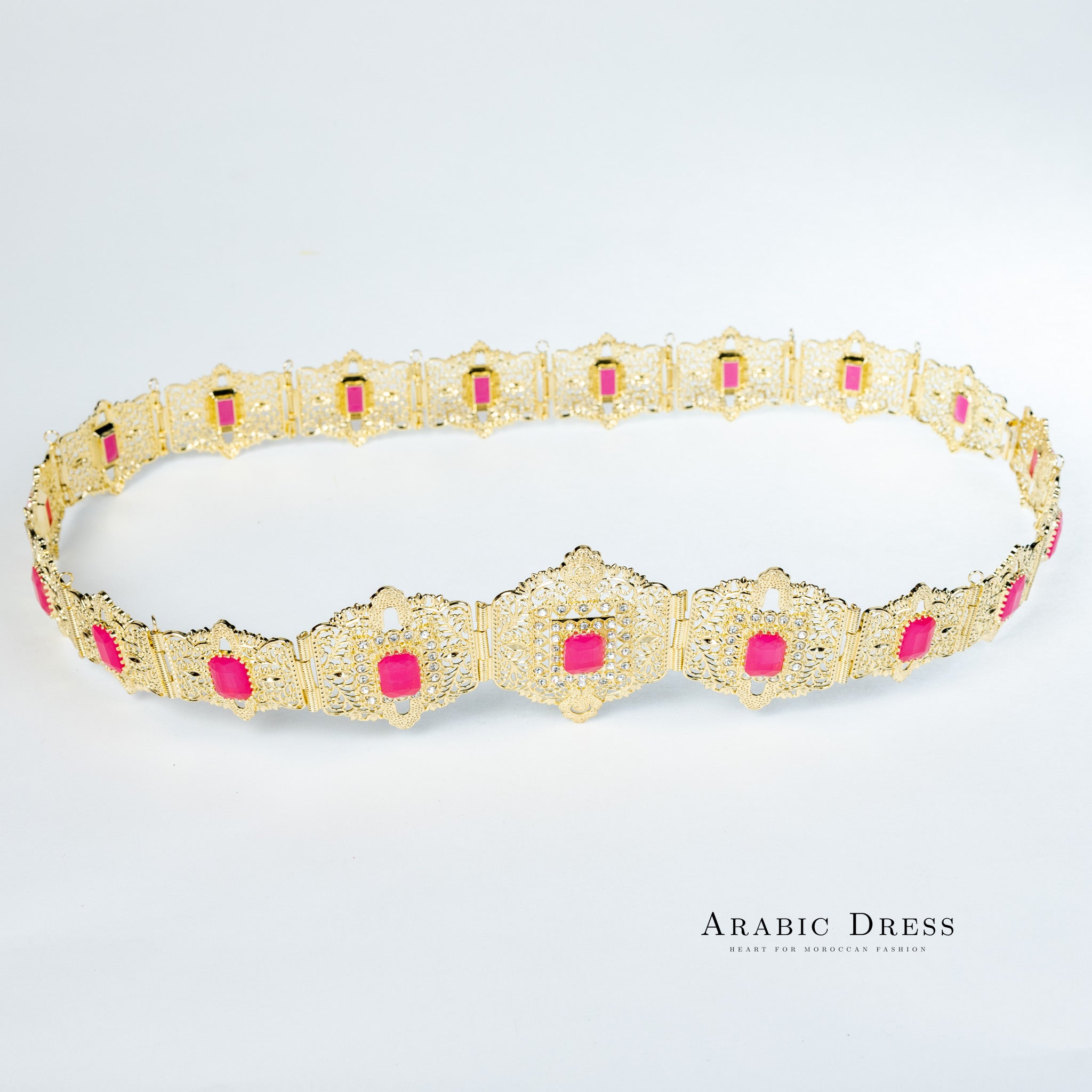 Mihi Gold/Fuchsia Belt