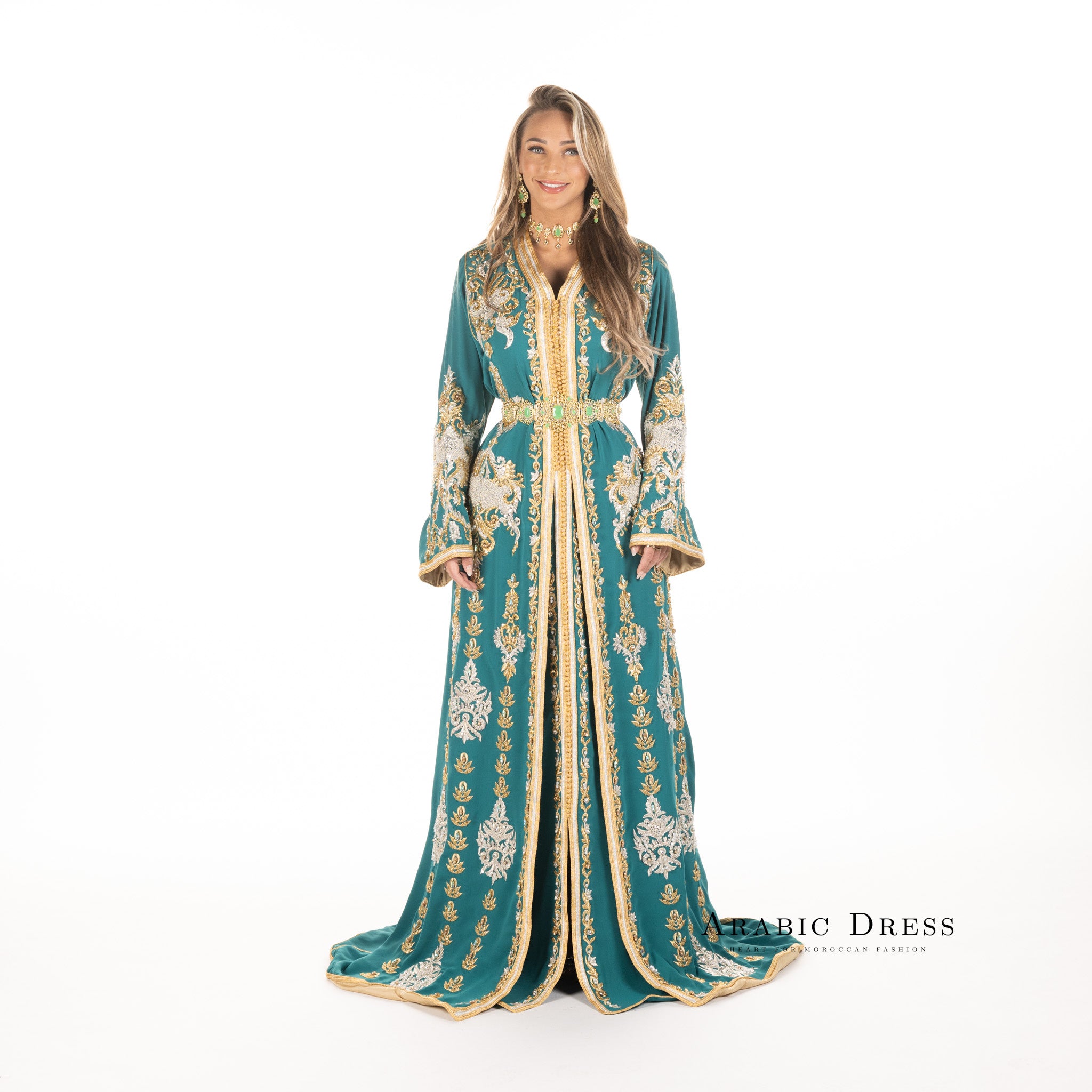 Caftan Louiza Green