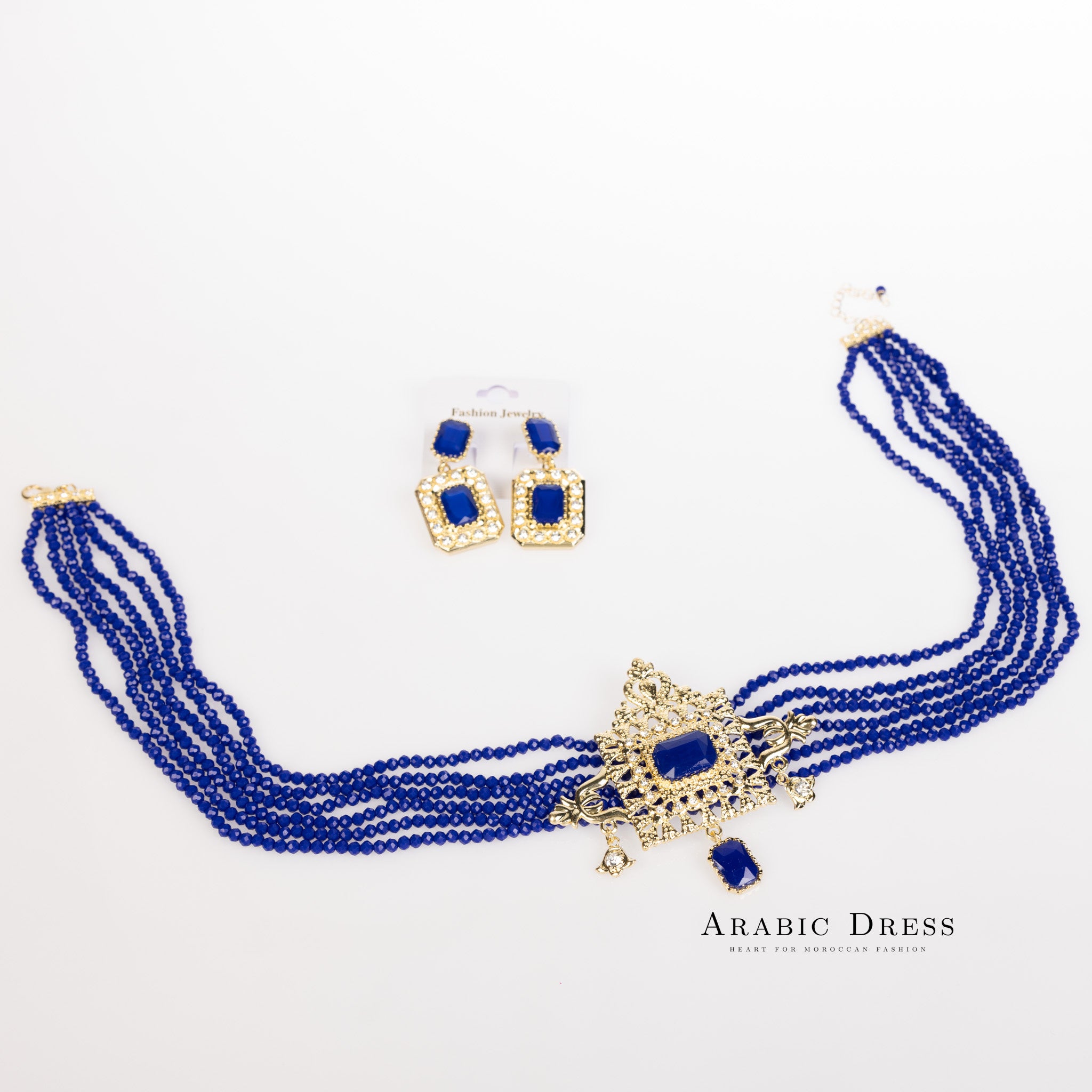 Blue Youra Necklace set