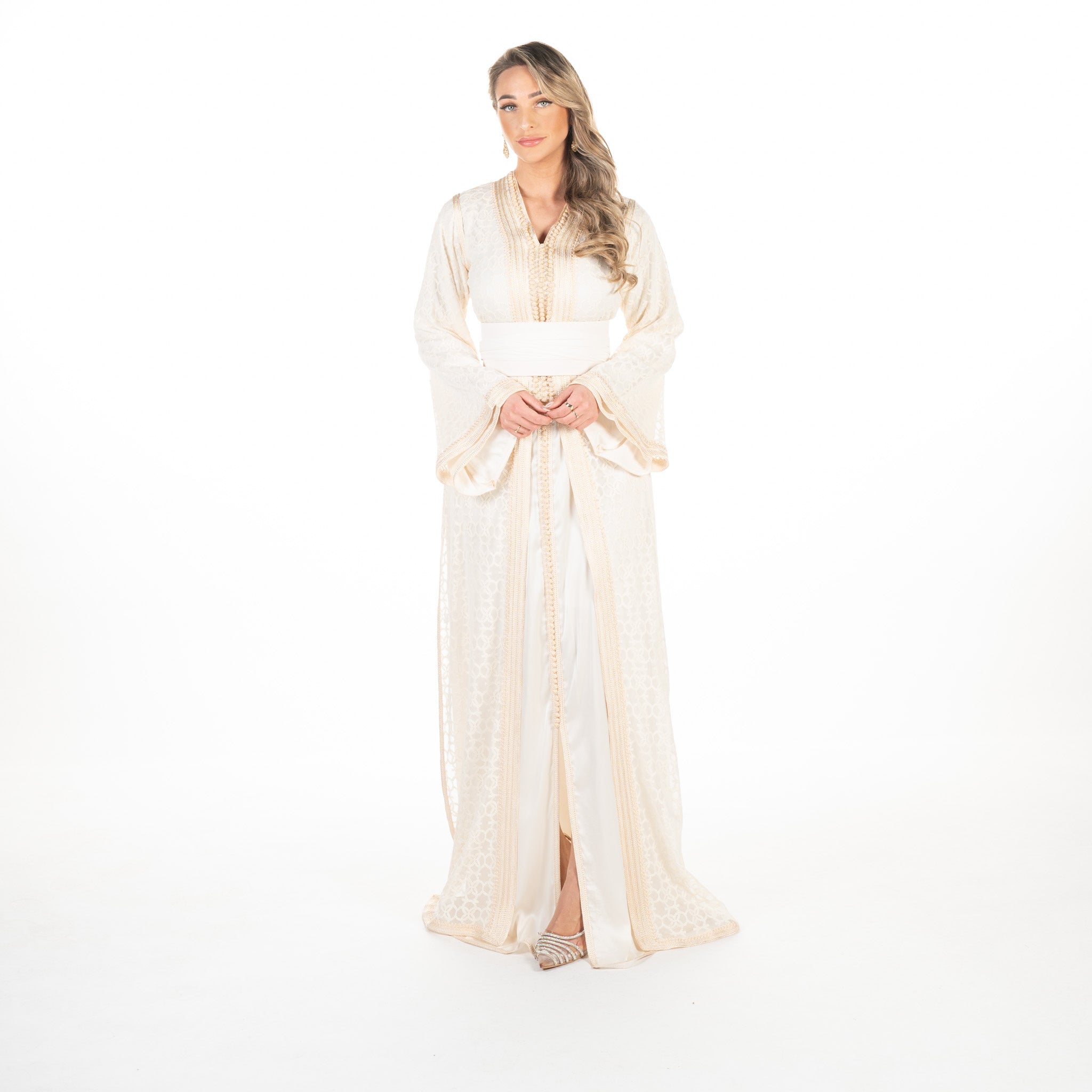 Caftan Siyah Brokenwhite