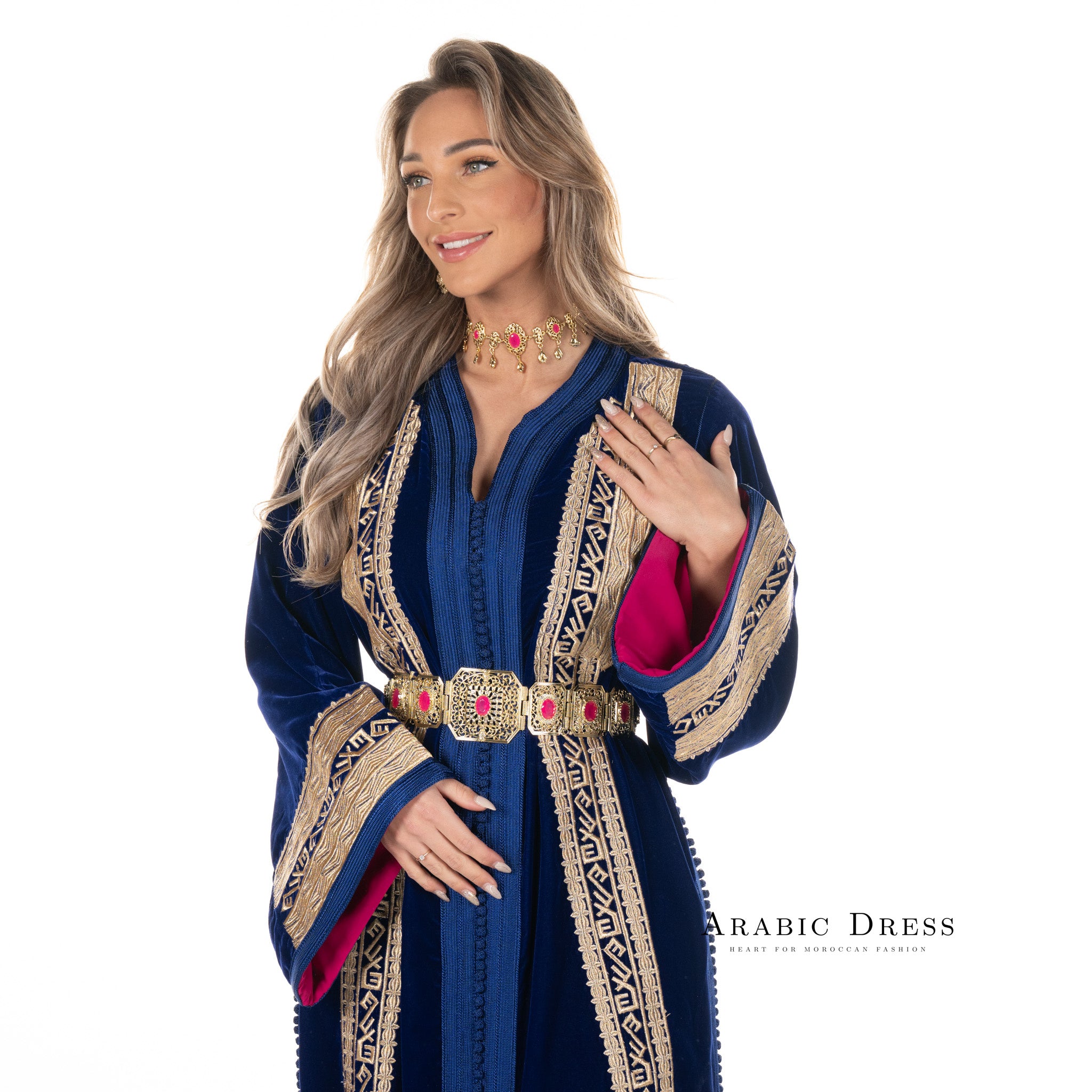 Caftan Romeisa Royalblue