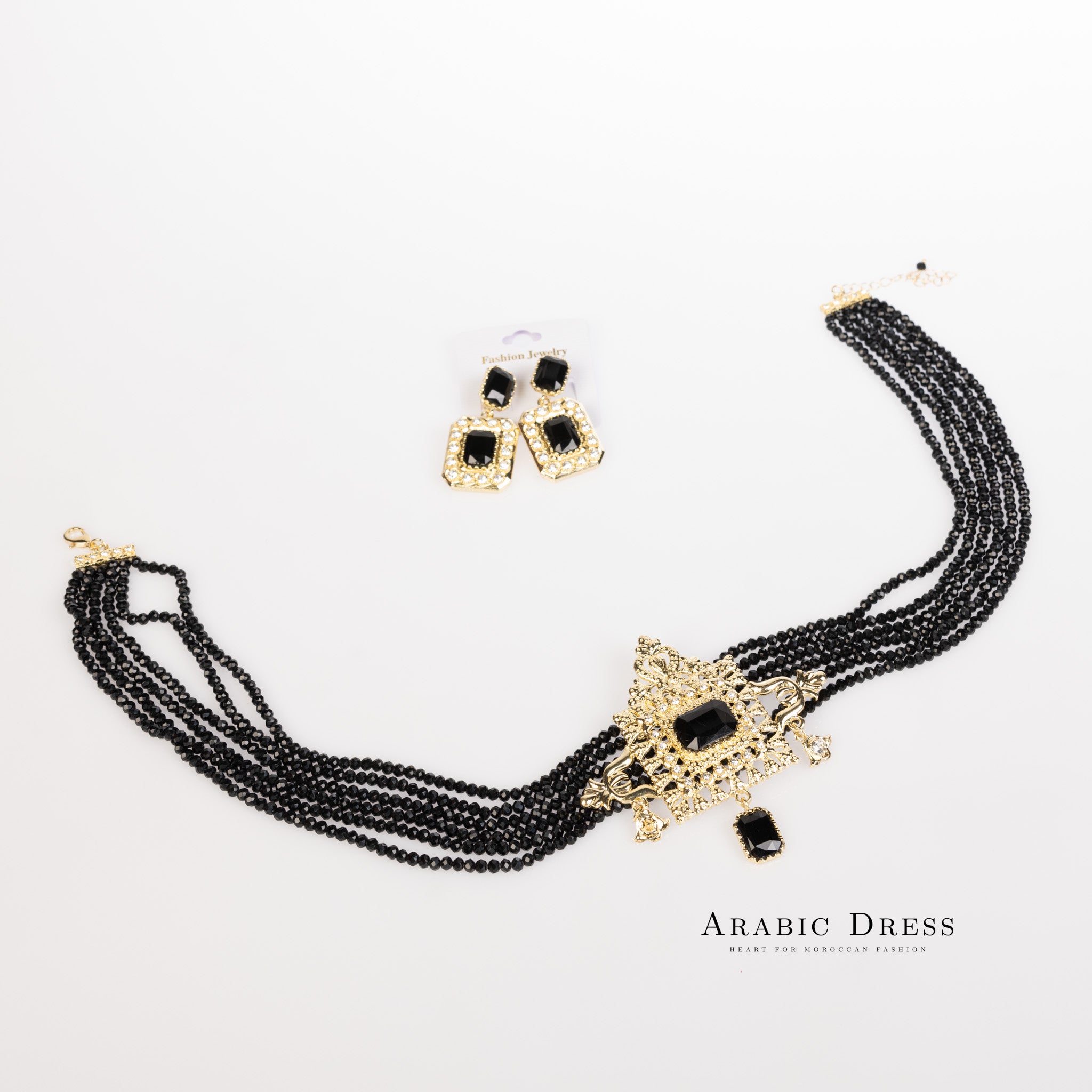 Black Youra Necklace set