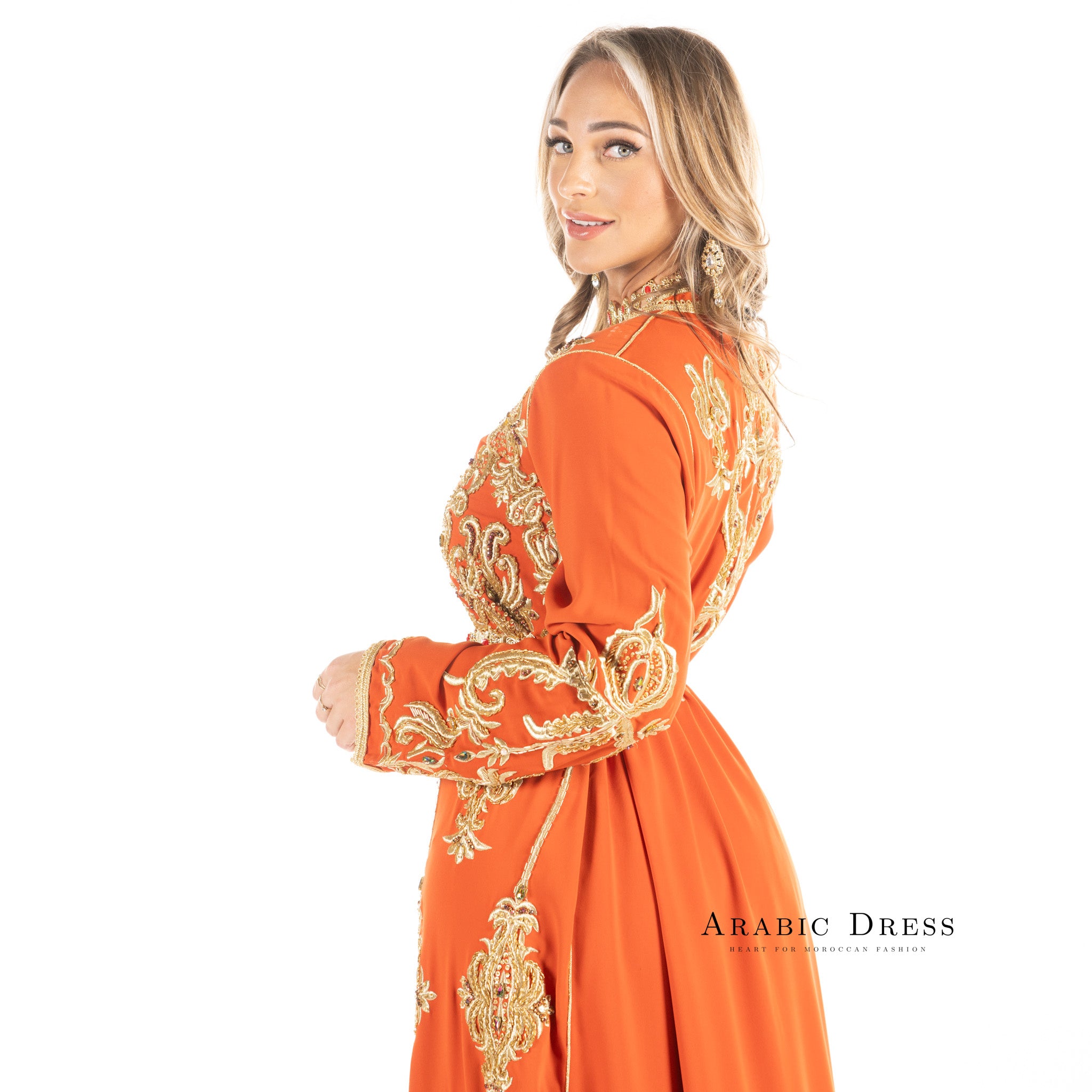 Caftan karma Orange