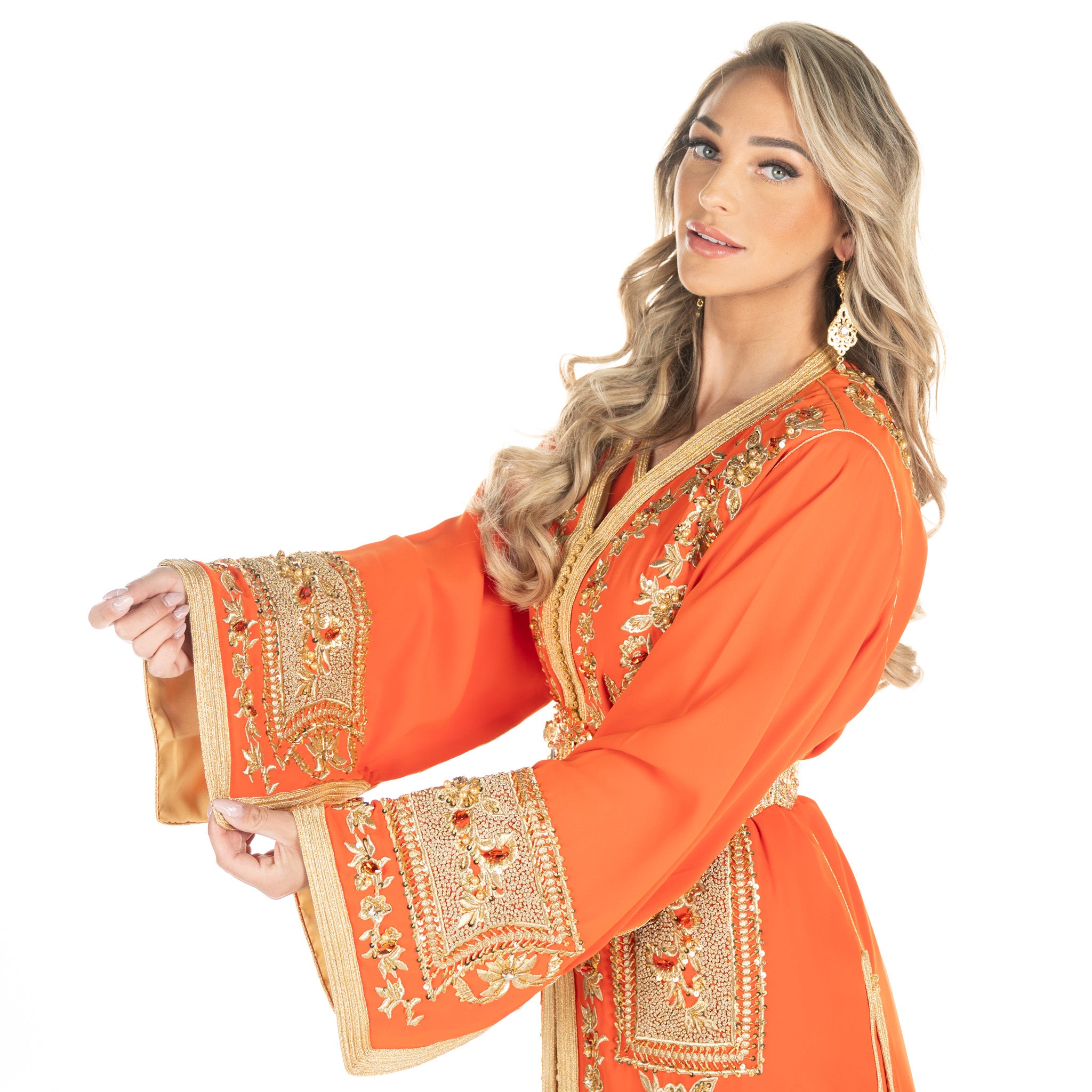 Exclusieve Caftan Levi Orange