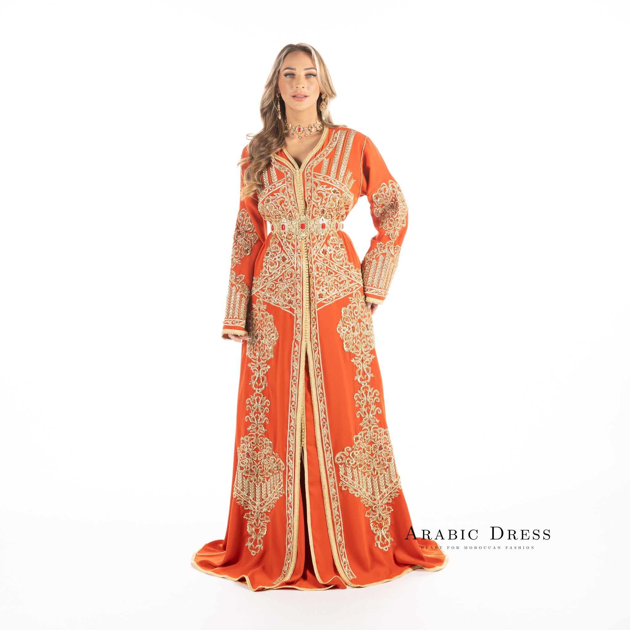 Caftan yusrat orange