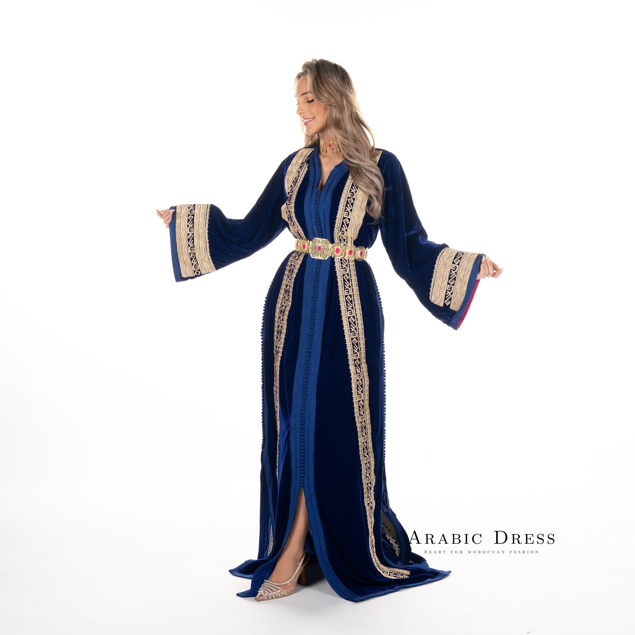 Caftan Romeisa Royalblue