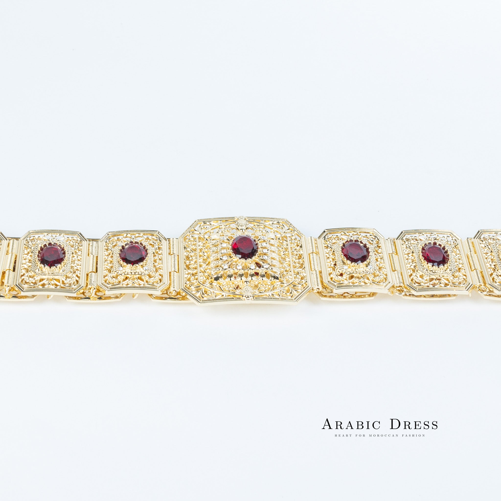 Micha Gold/Bordeaux Belt