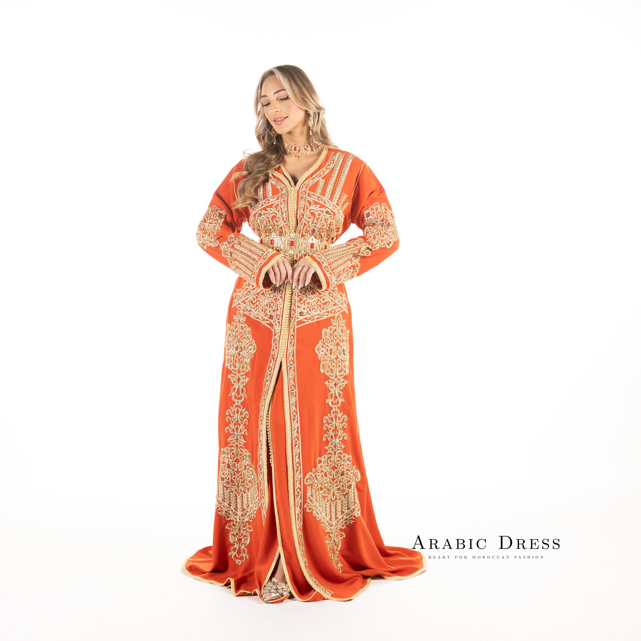 Caftan yusrat orange