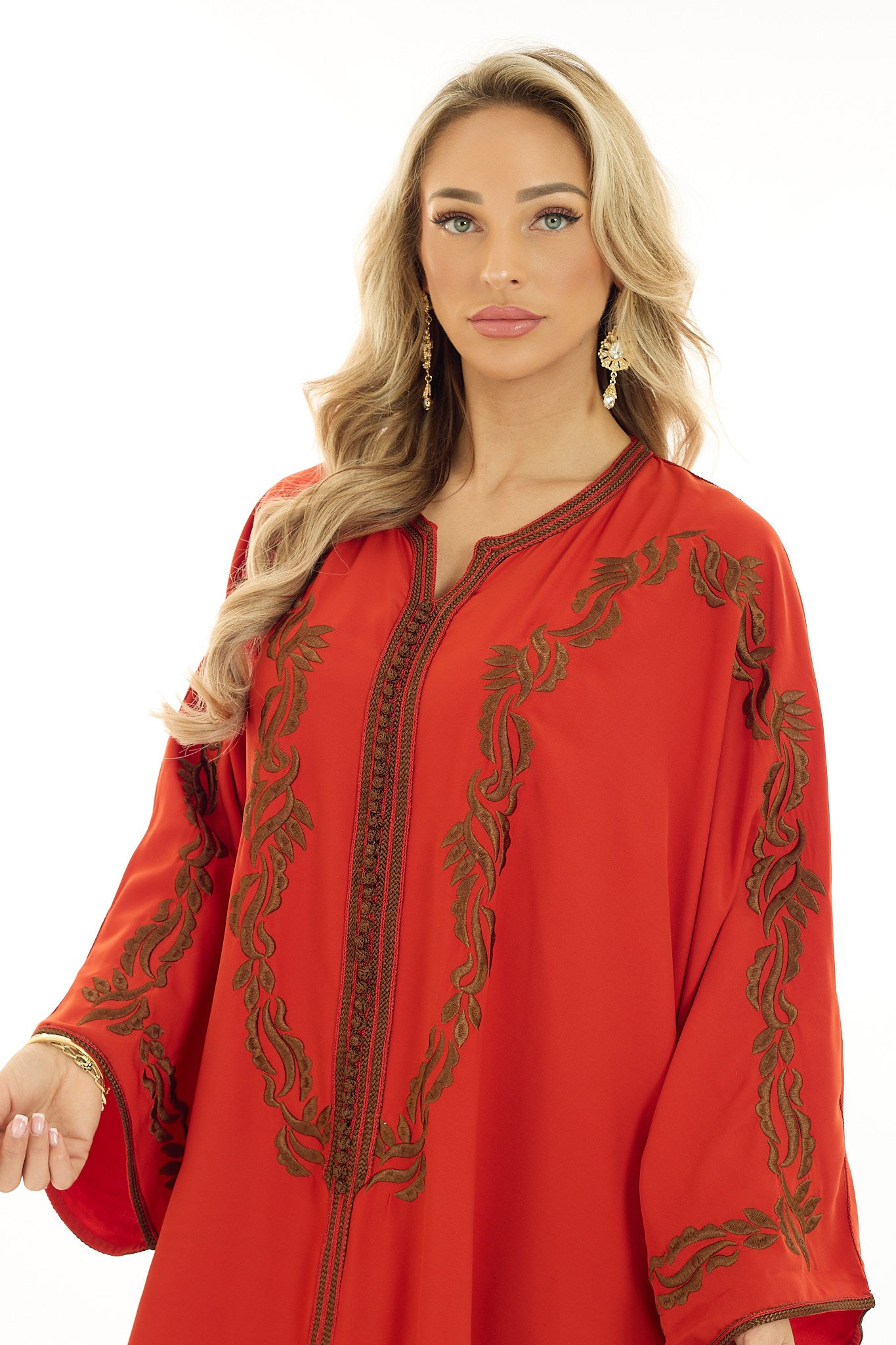 Caftan Bouchra Orange
