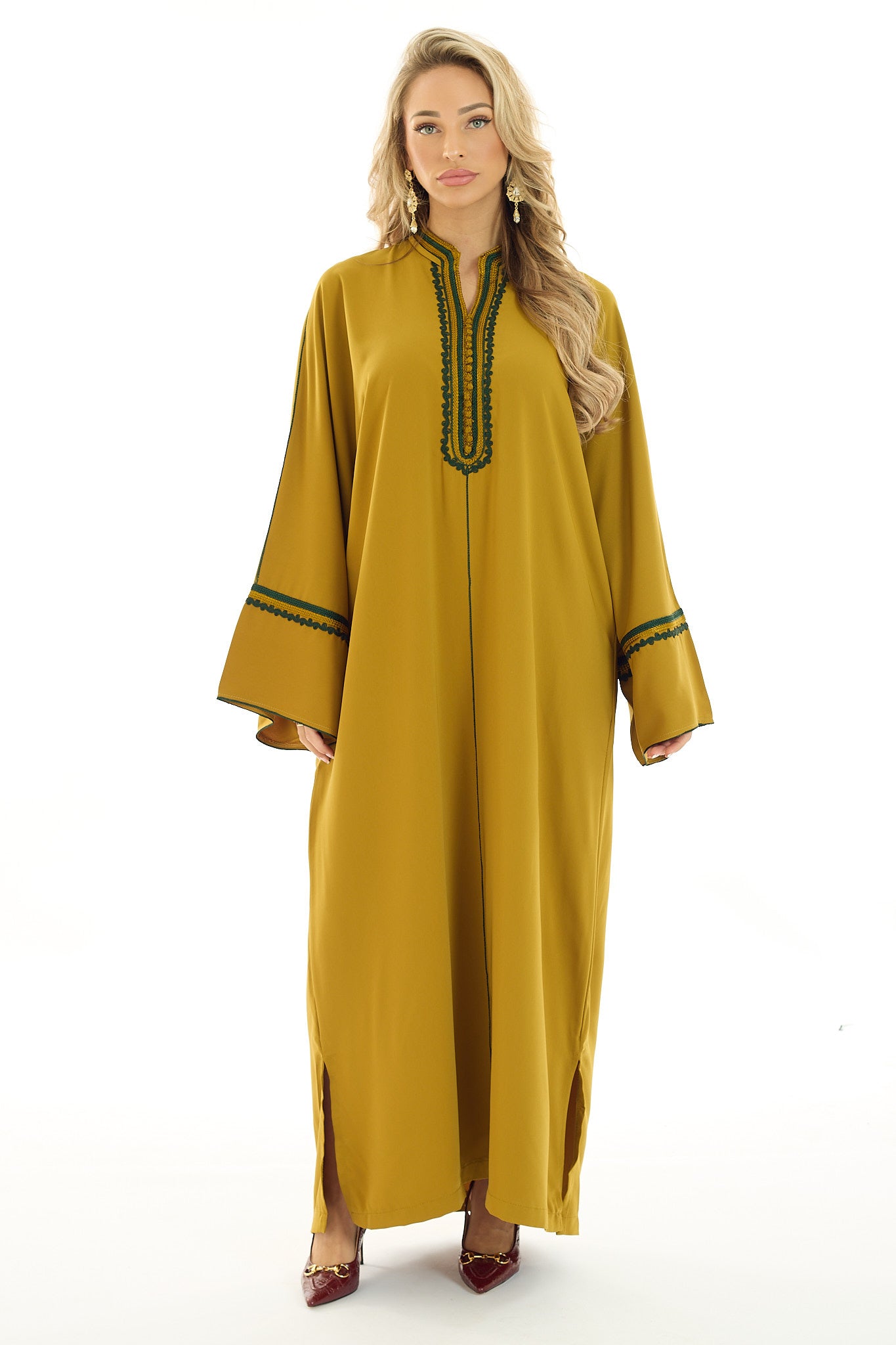 Caftan Samara Lime Green