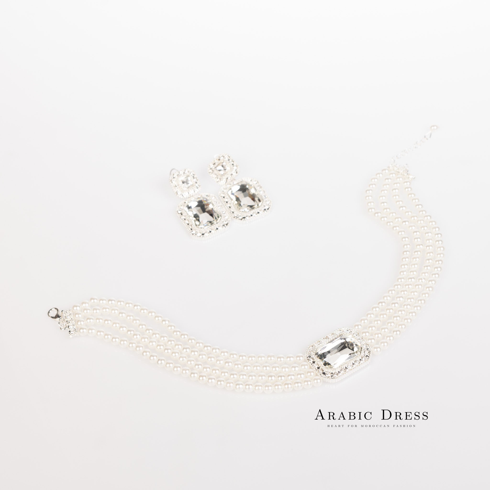 Silver Mi-So Necklace set