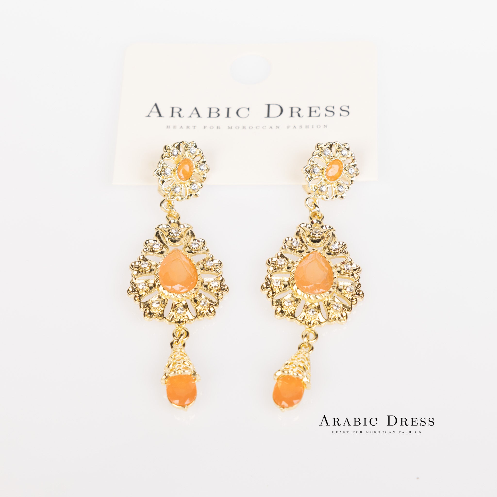 Salmon Ara Earrings