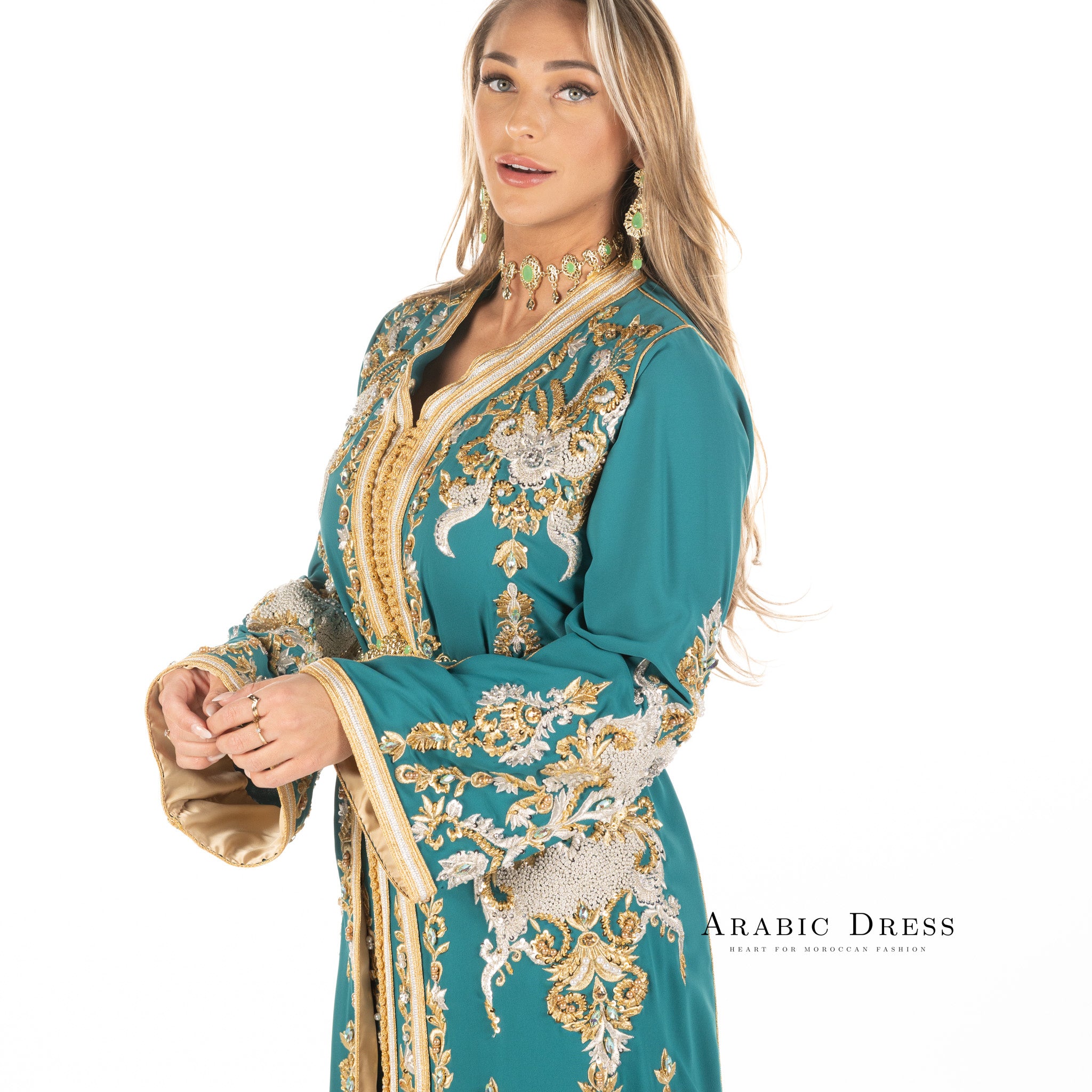 Caftan Louiza Green