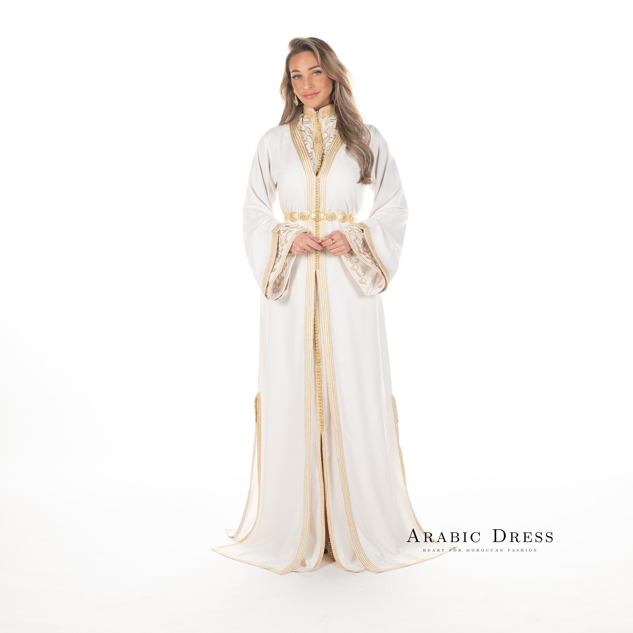 Caftan Nihad Brokenwhite