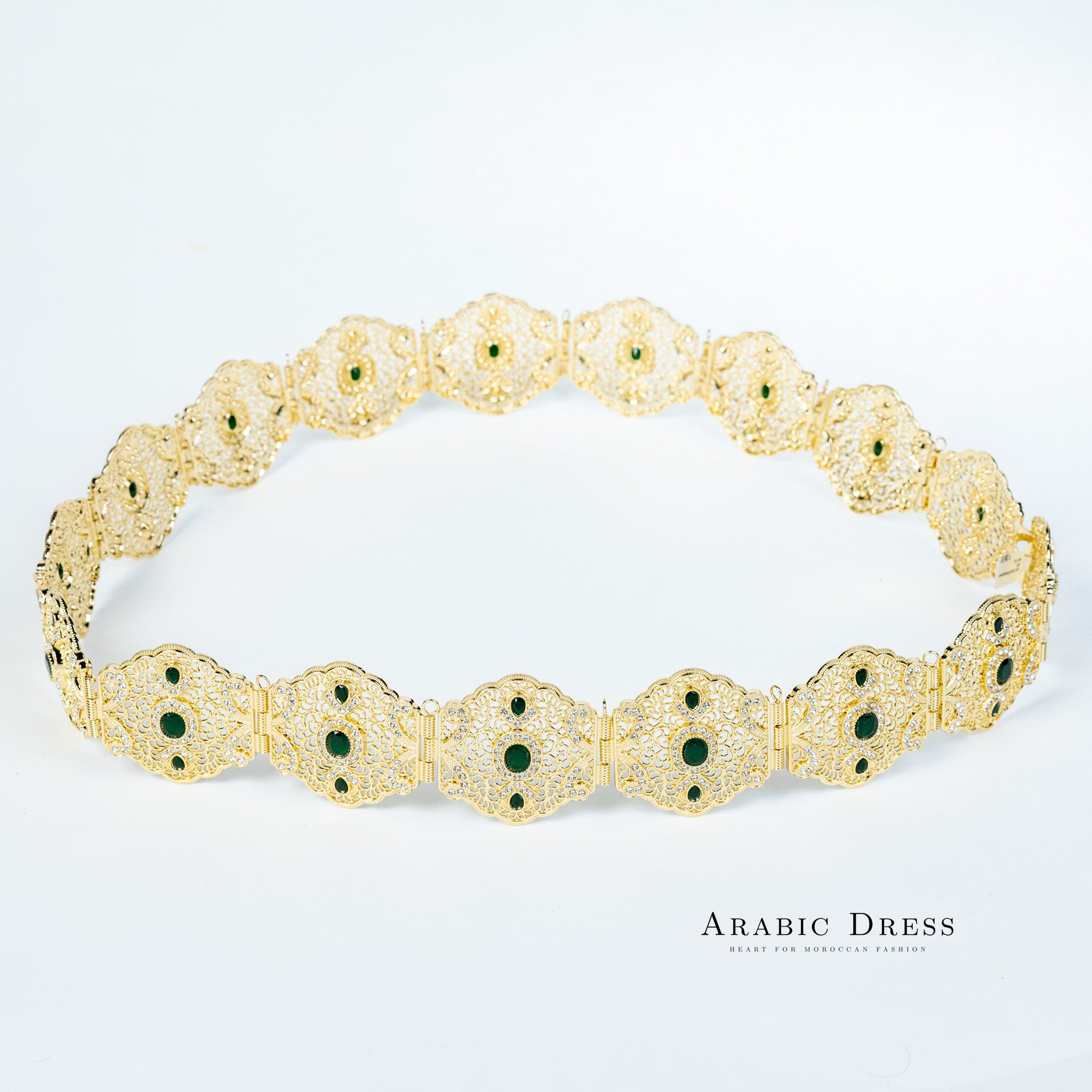 Ahri Gold/Darkgreen Belt