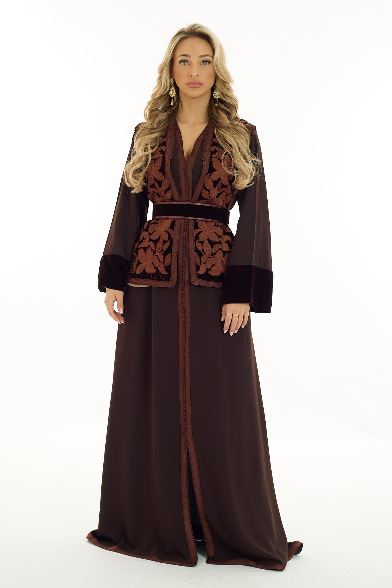 Caftan Solana Brown