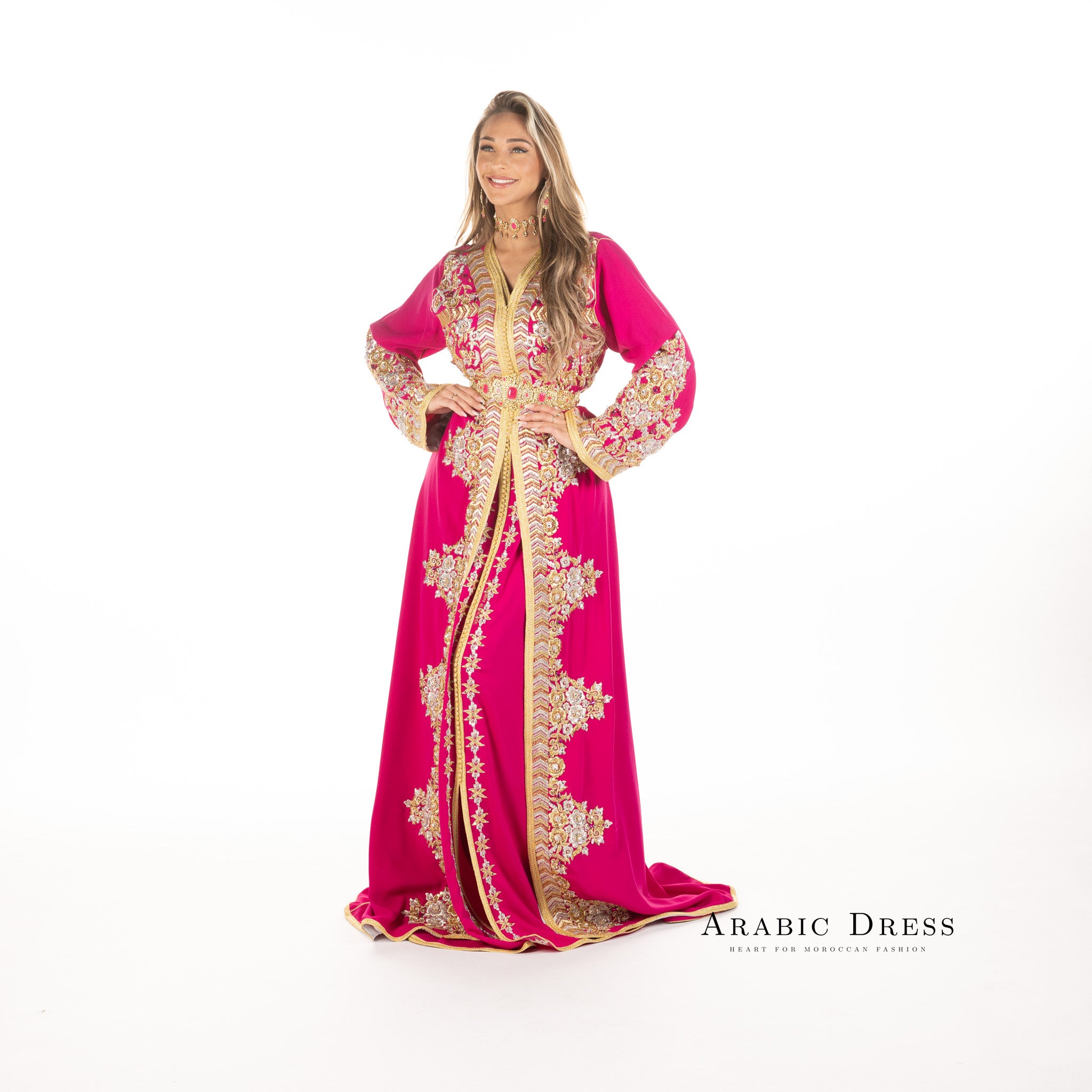 Caftan Nisa Fuchsia
