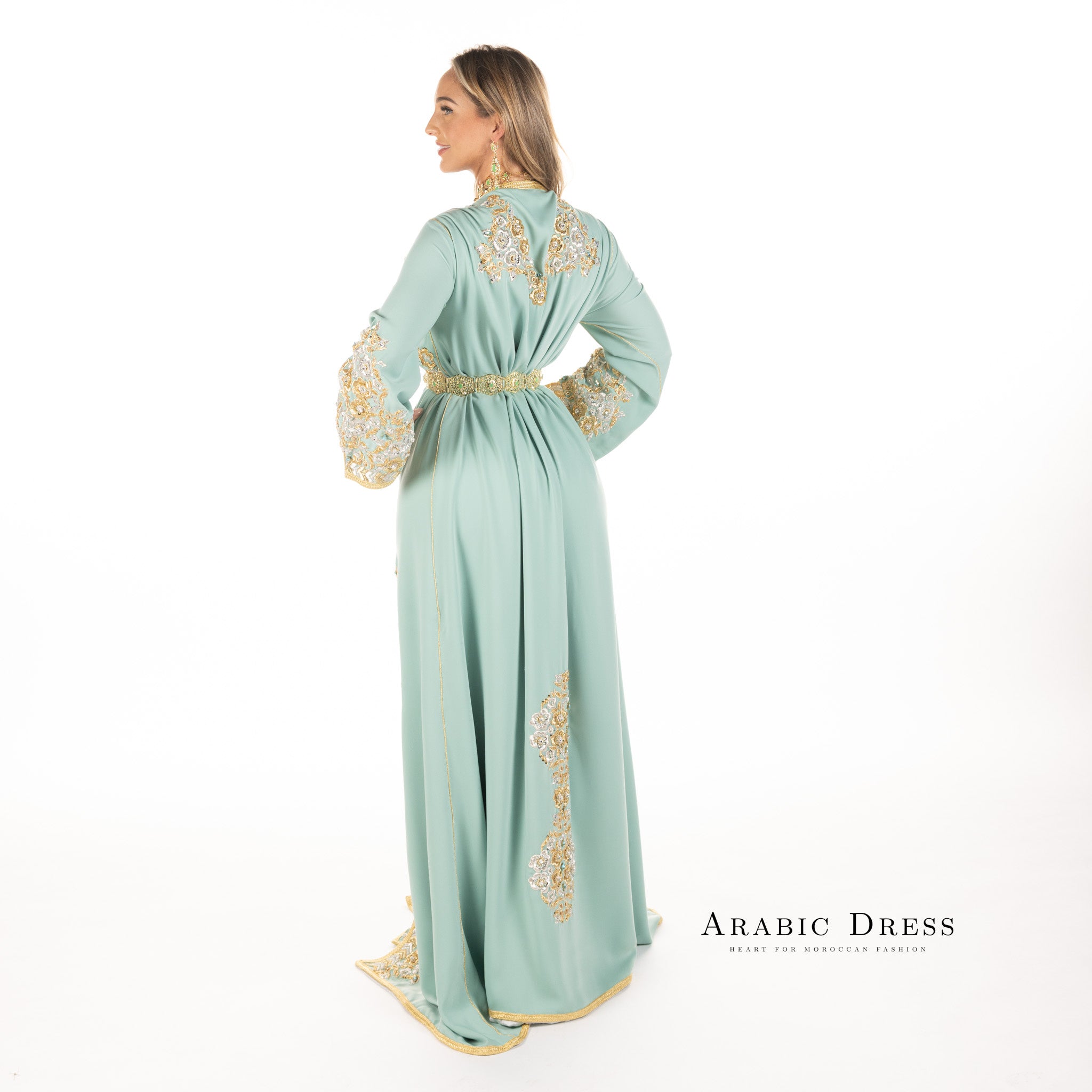 Caftan Nisa Turquiose