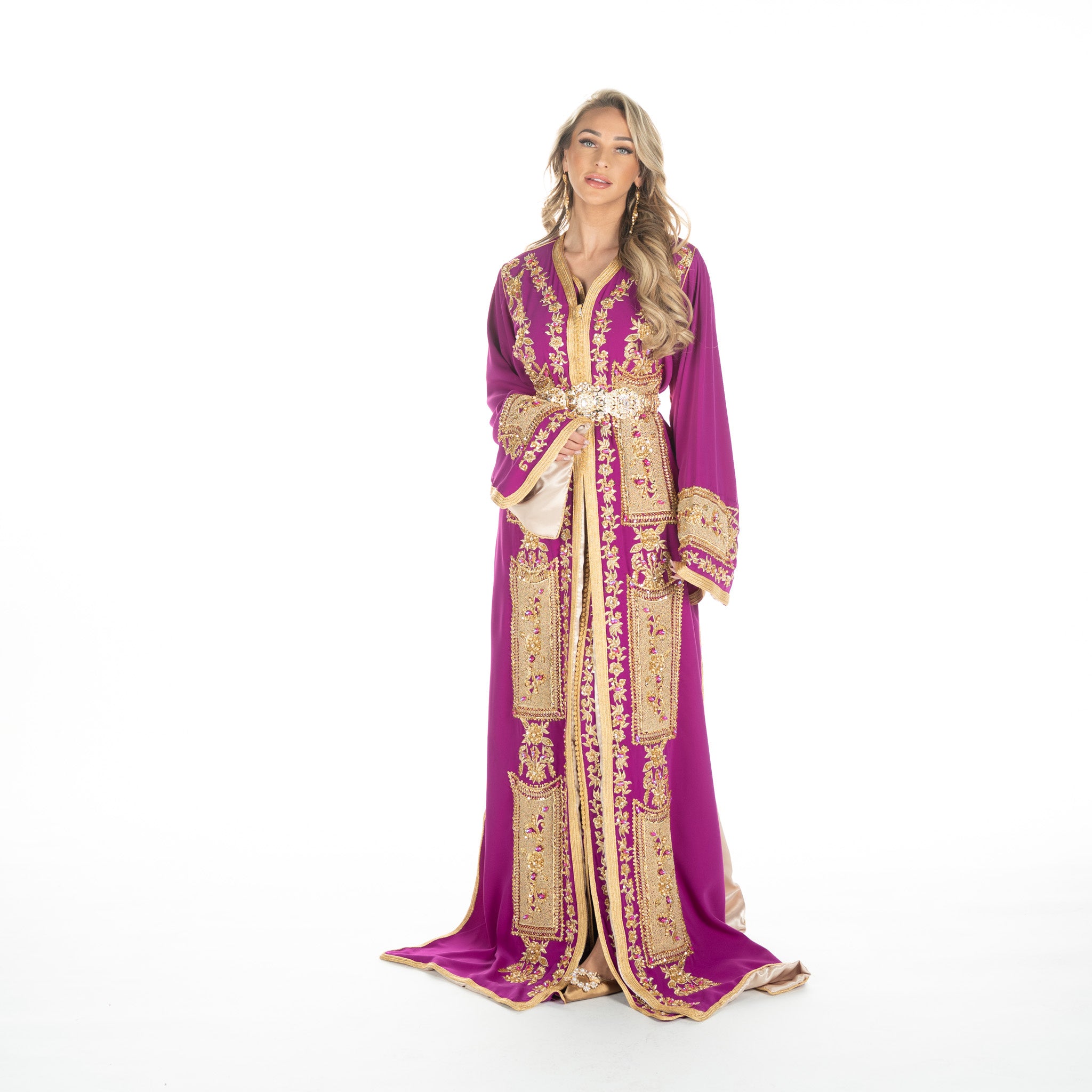 Exclusieve Caftan Levi Magenta