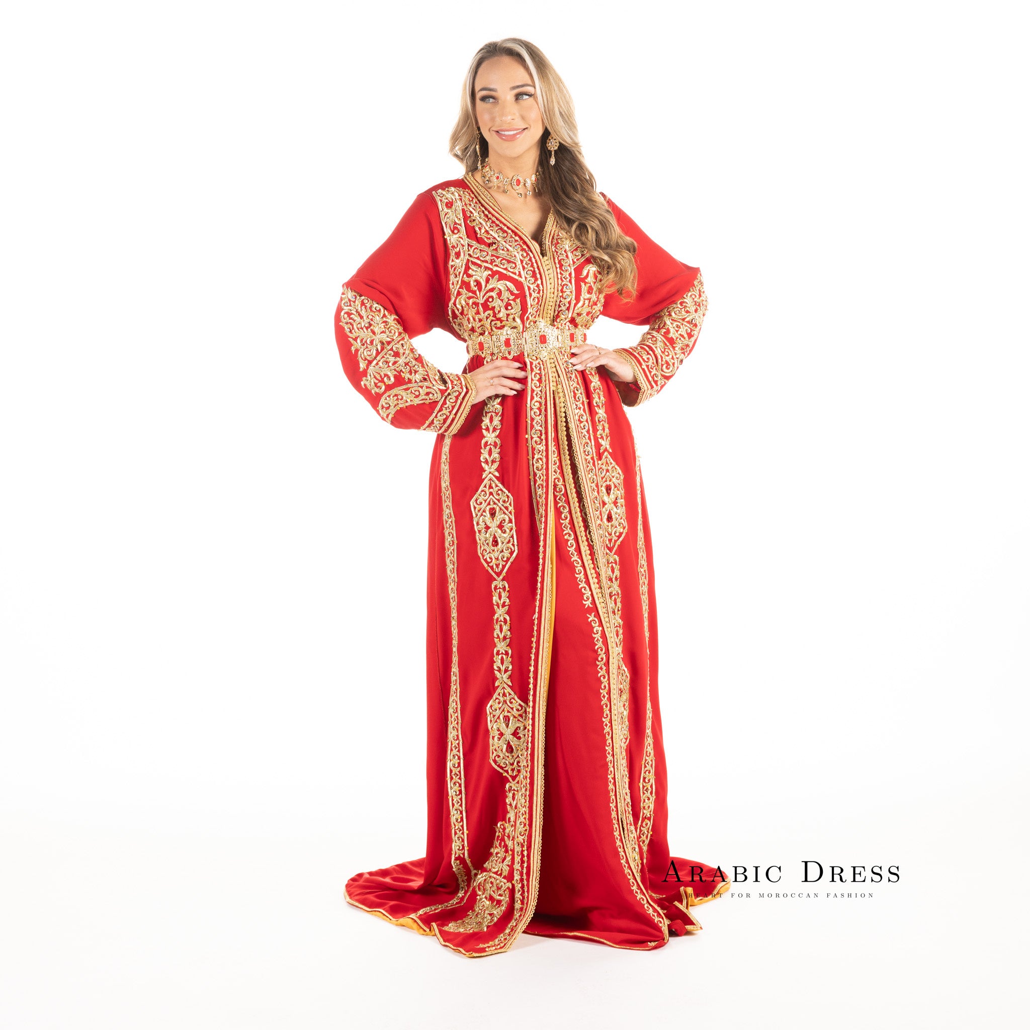 Caftan Sunduss Red