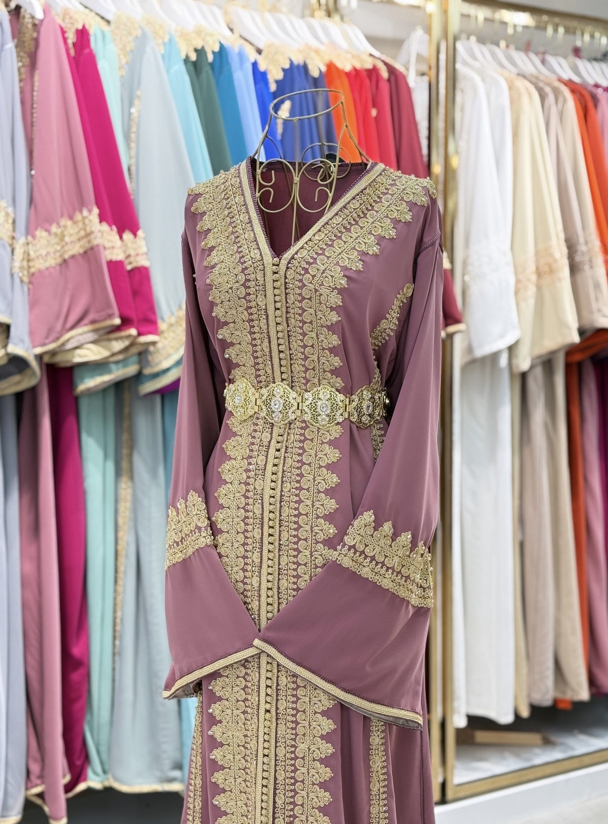 Caftan Sundus Paleviolet Pink