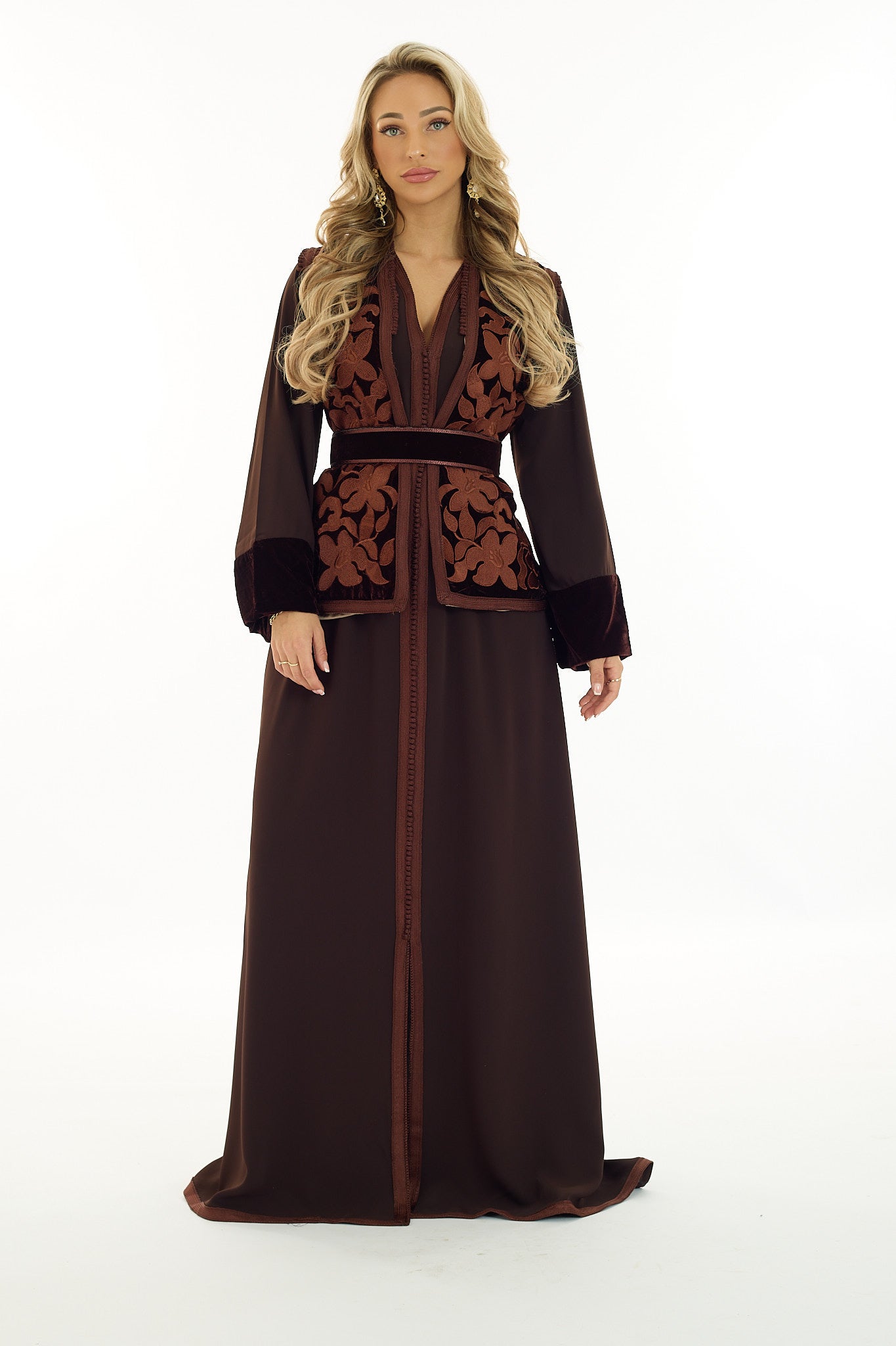 Caftan Solana Brown