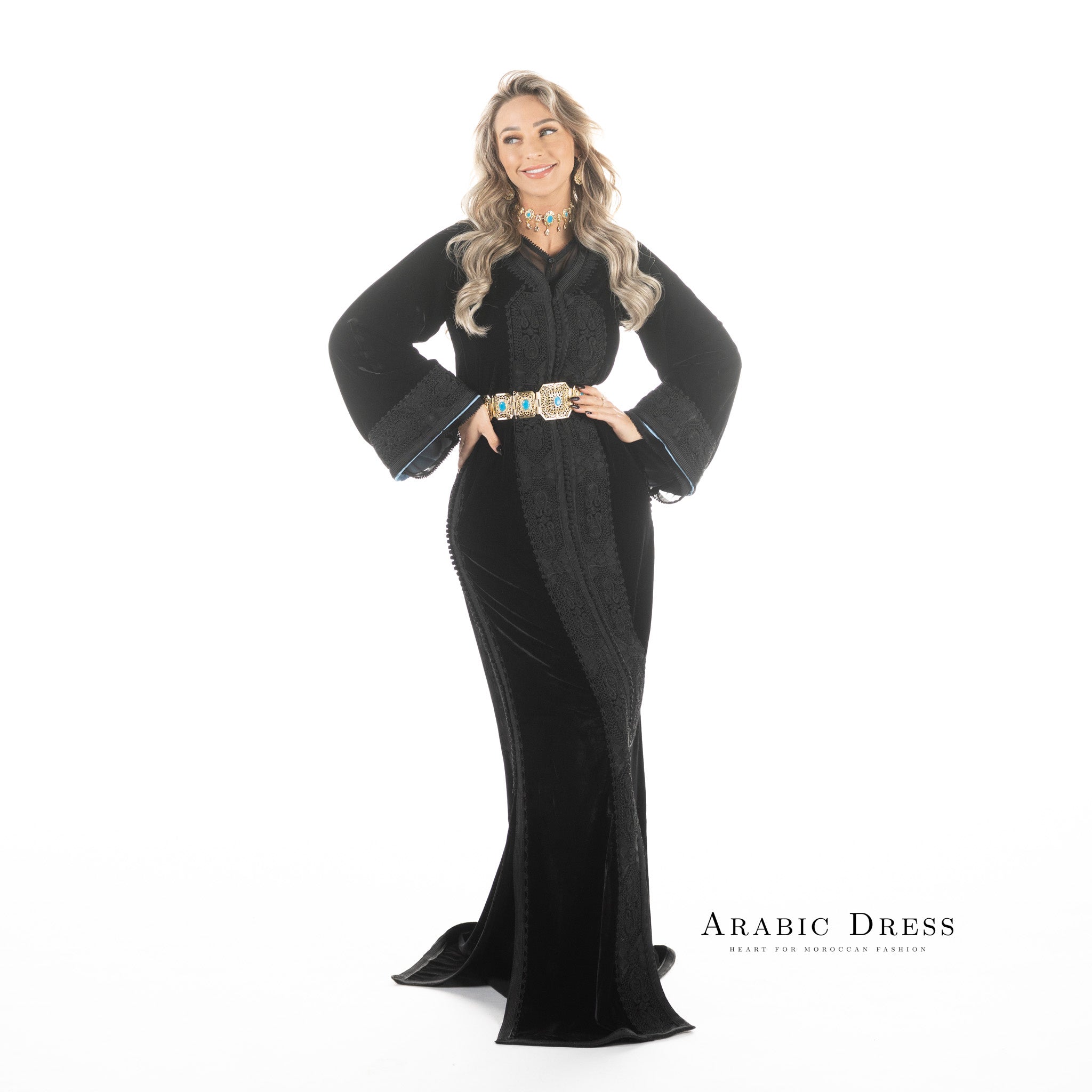 Caftan Lina Black