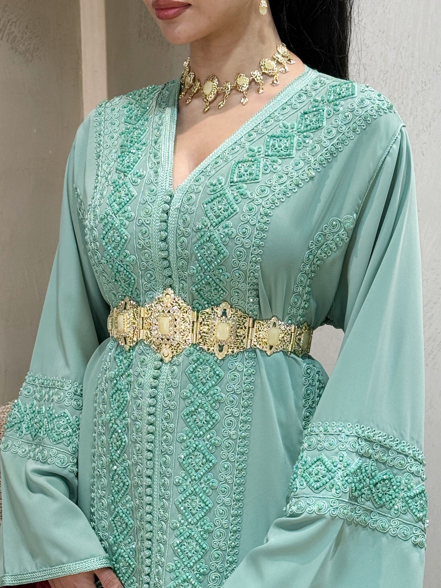 Caftan Silia DarkseaGreen