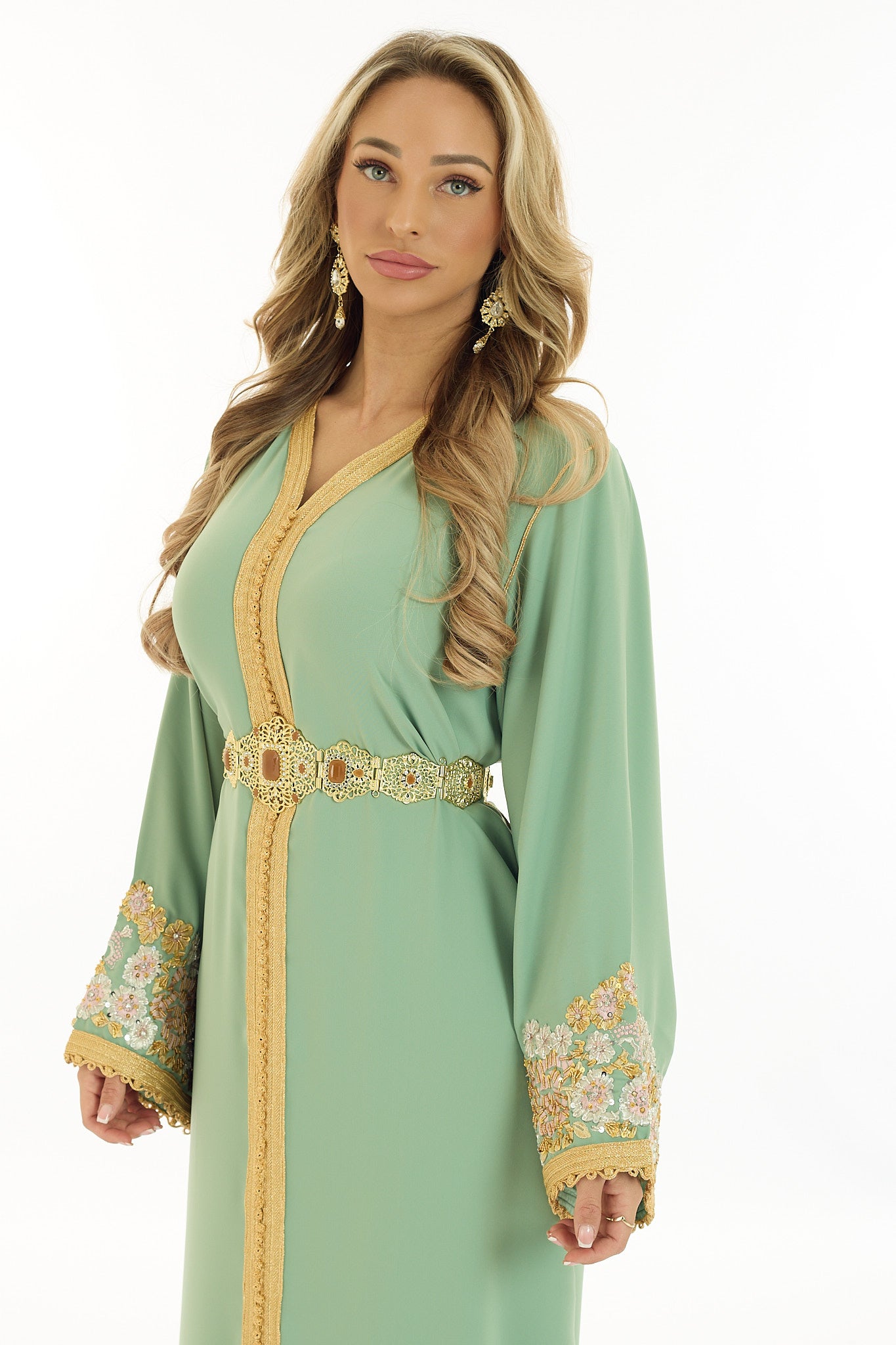 Caftan Zahra Darkseagreen
