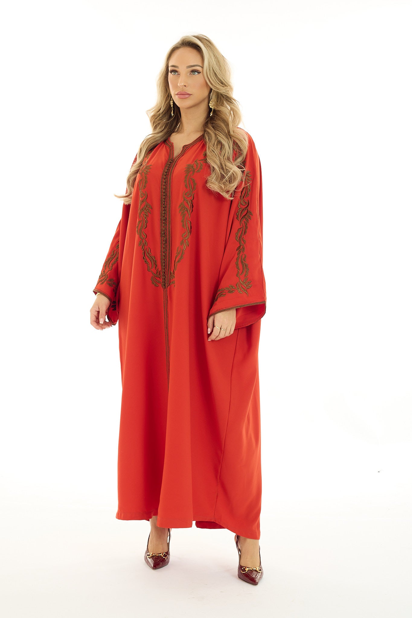 Caftan Bouchra Orange