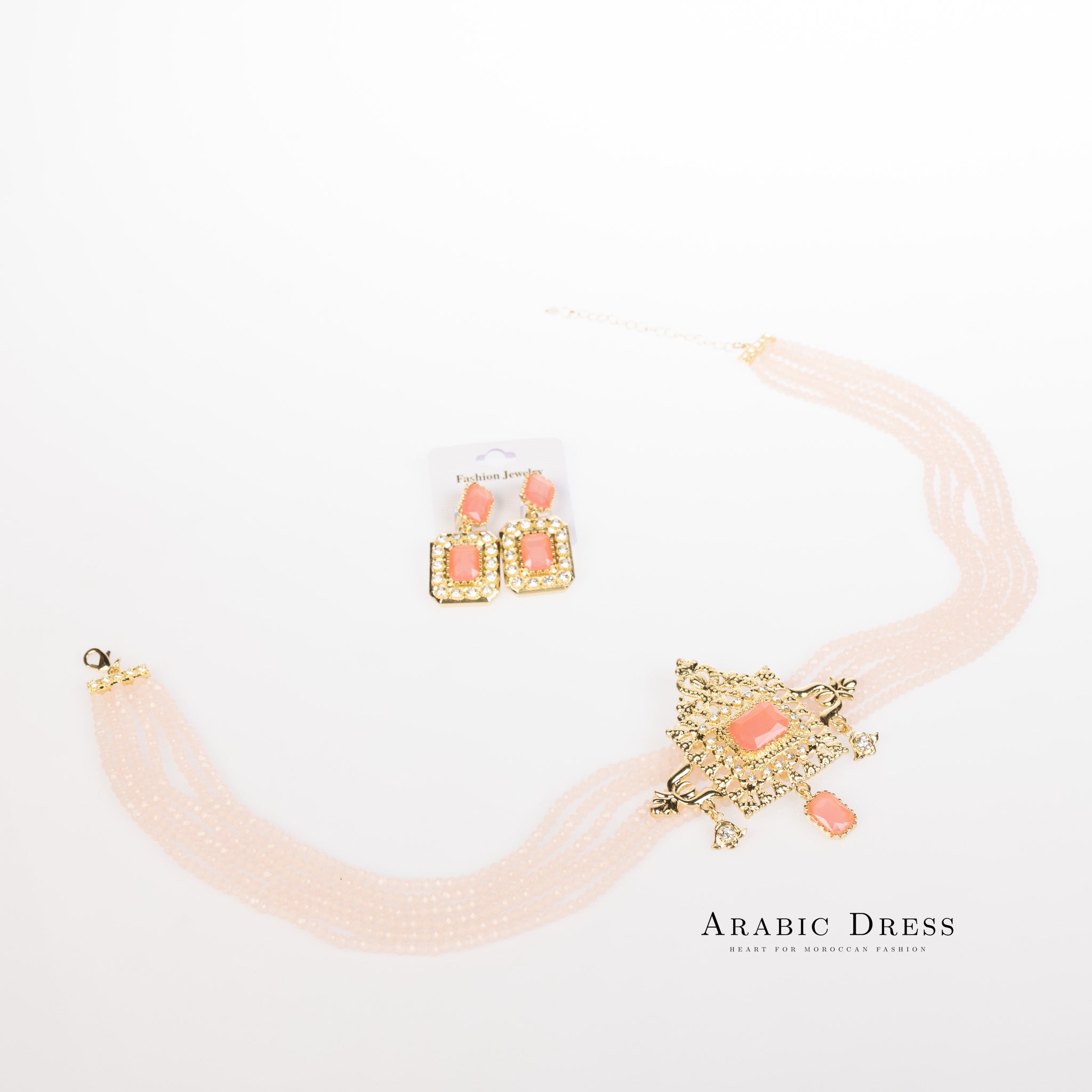 K Pink Youra Necklace set