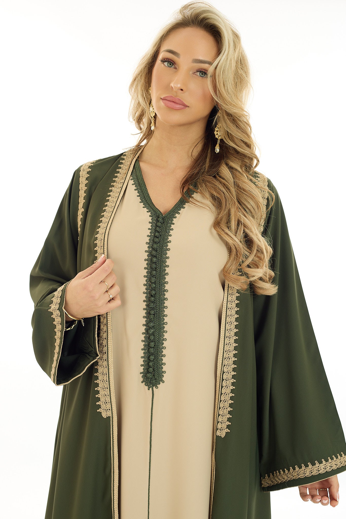 Kimono Zeyneb Olivegreen