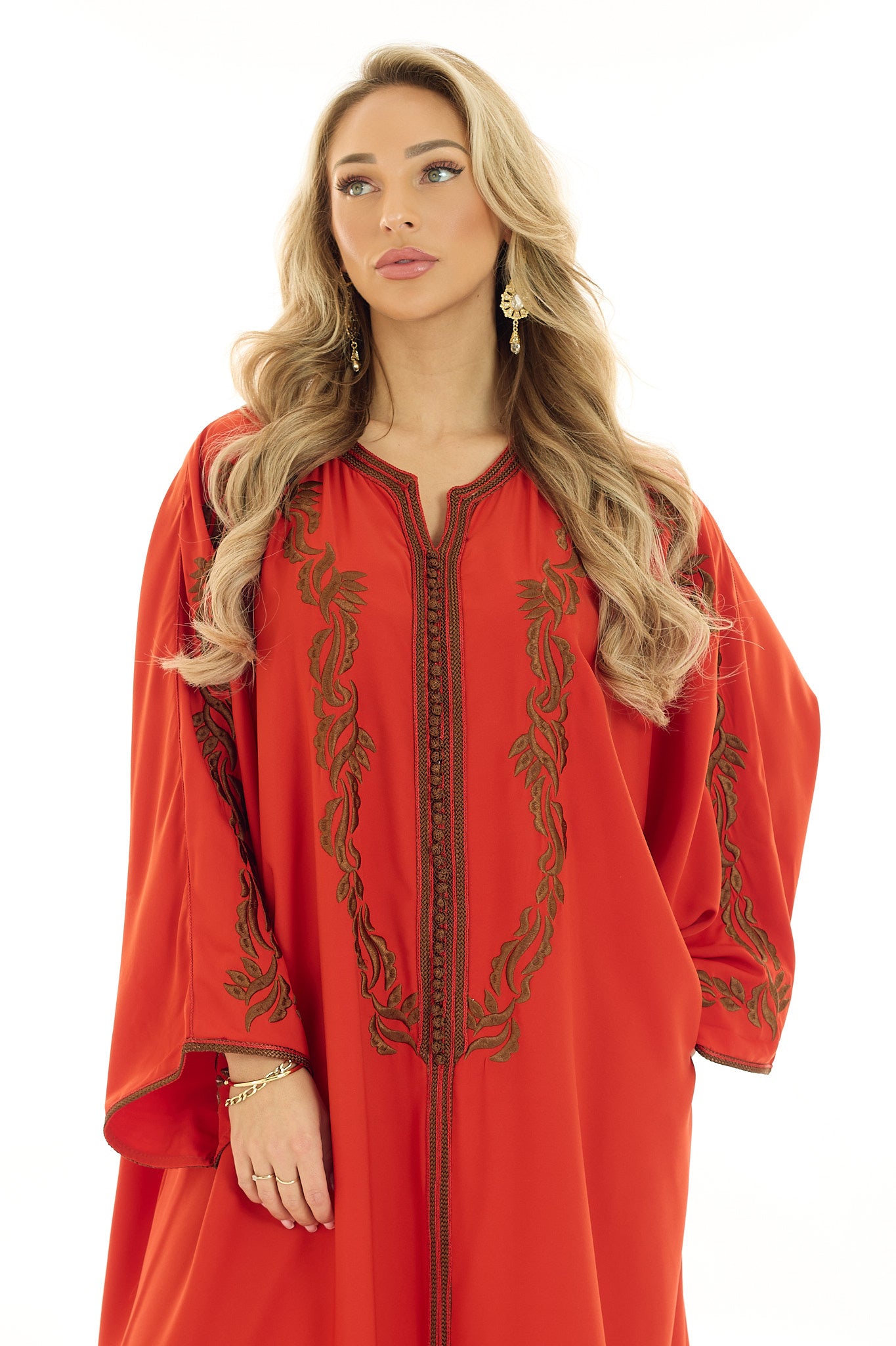 Caftan Bouchra Orange