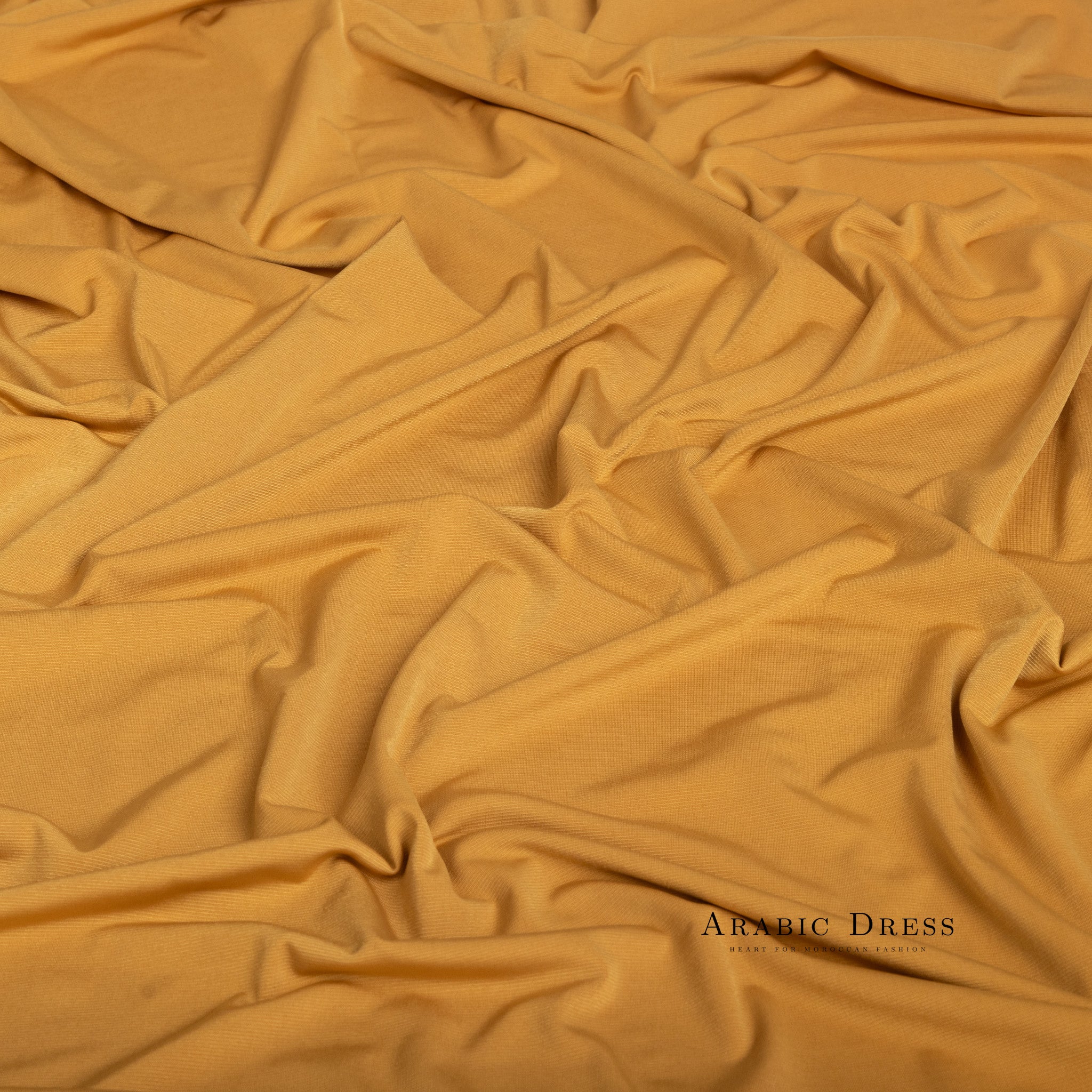 Premium Jersey Hijab Sia - Flaxen Yellow