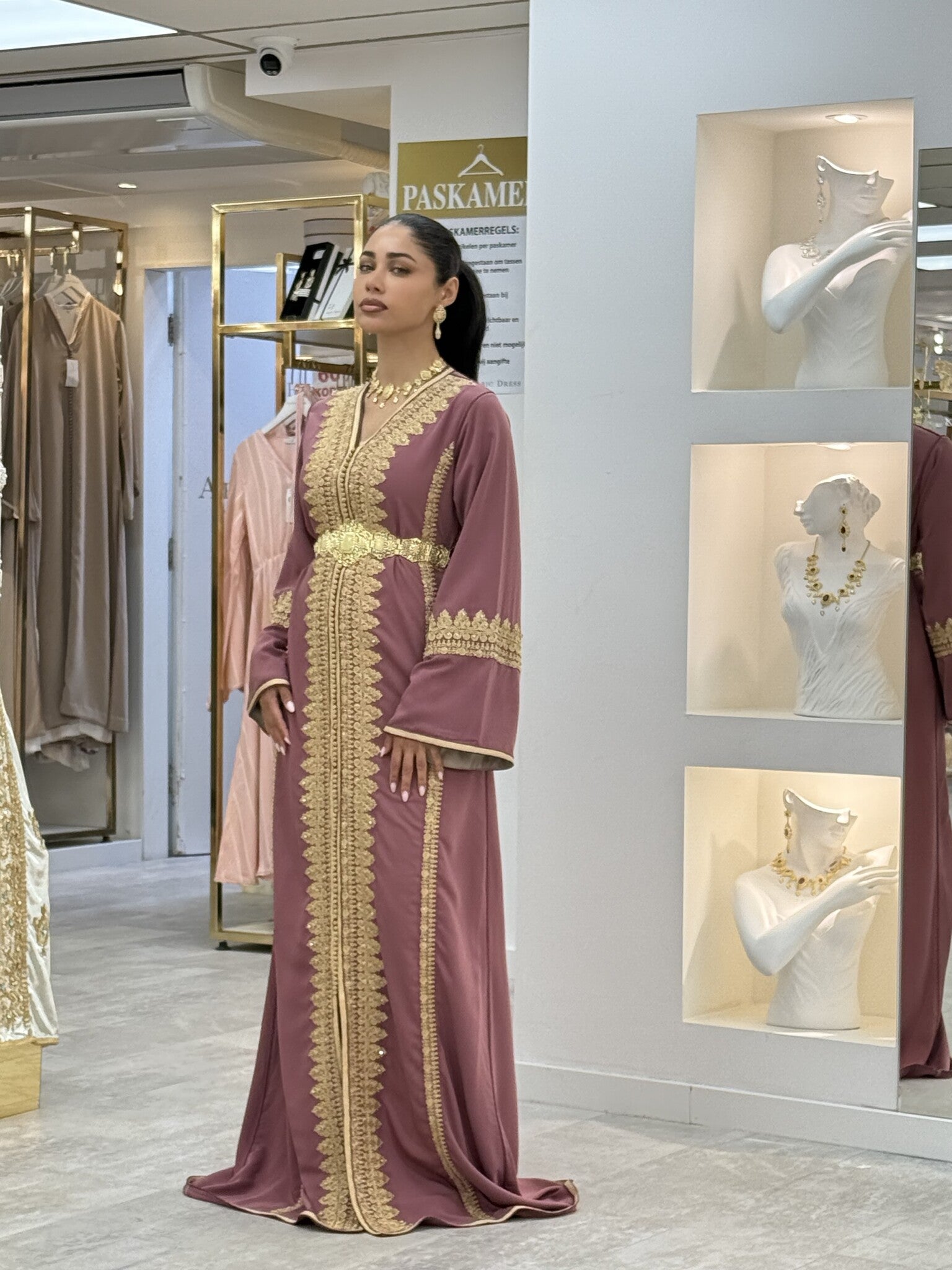 Caftan Sundus Paleviolet Pink