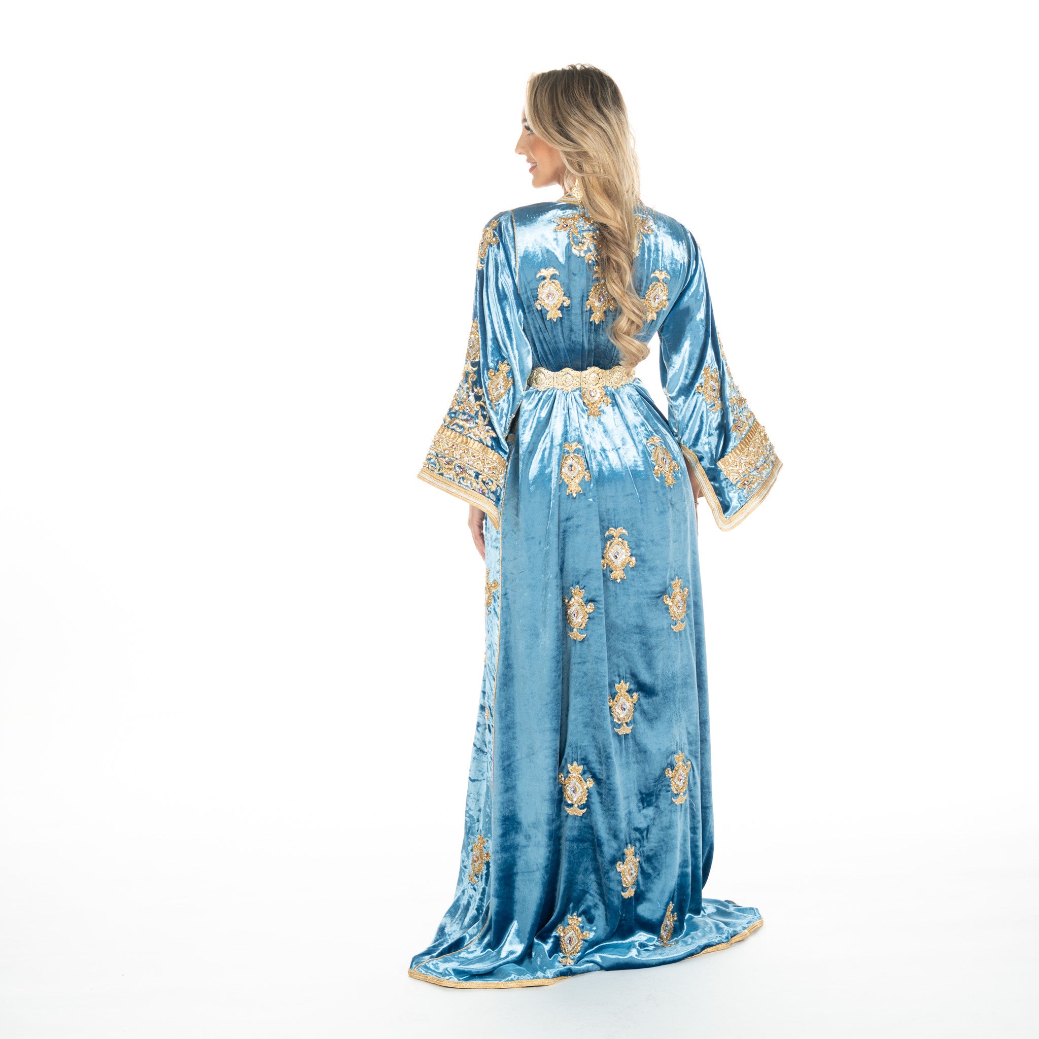 Exclusieve Caftan Aleena Blue