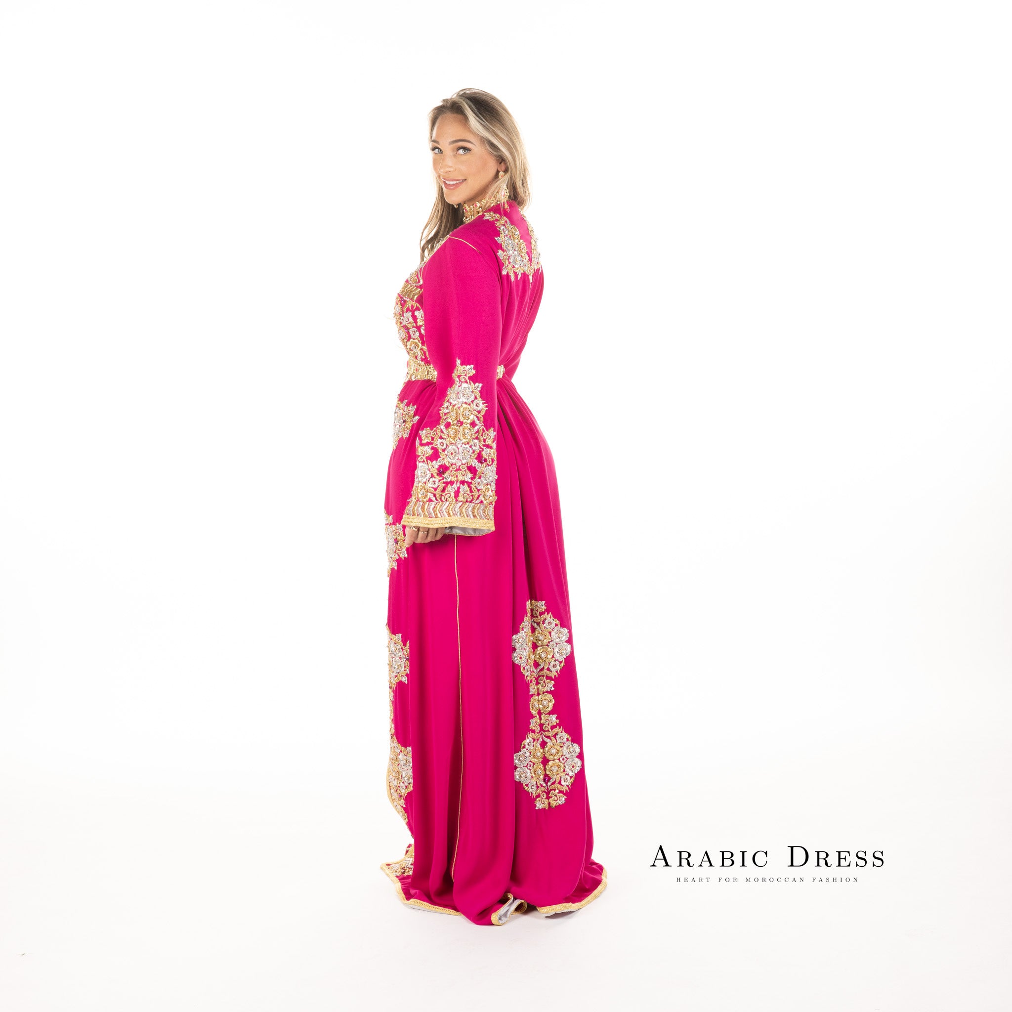 Caftan Nisa Fuchsia