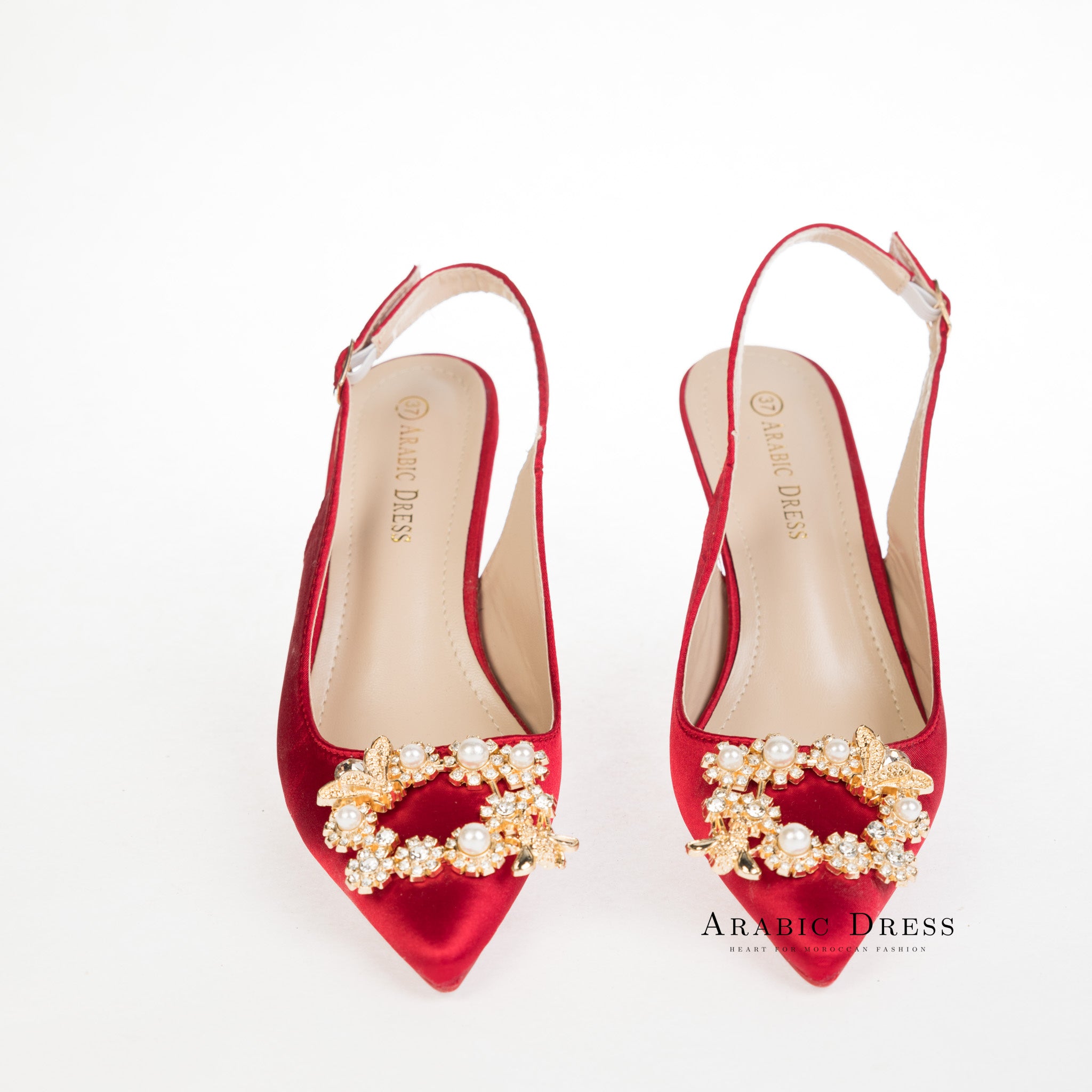 Neyla Heels Red