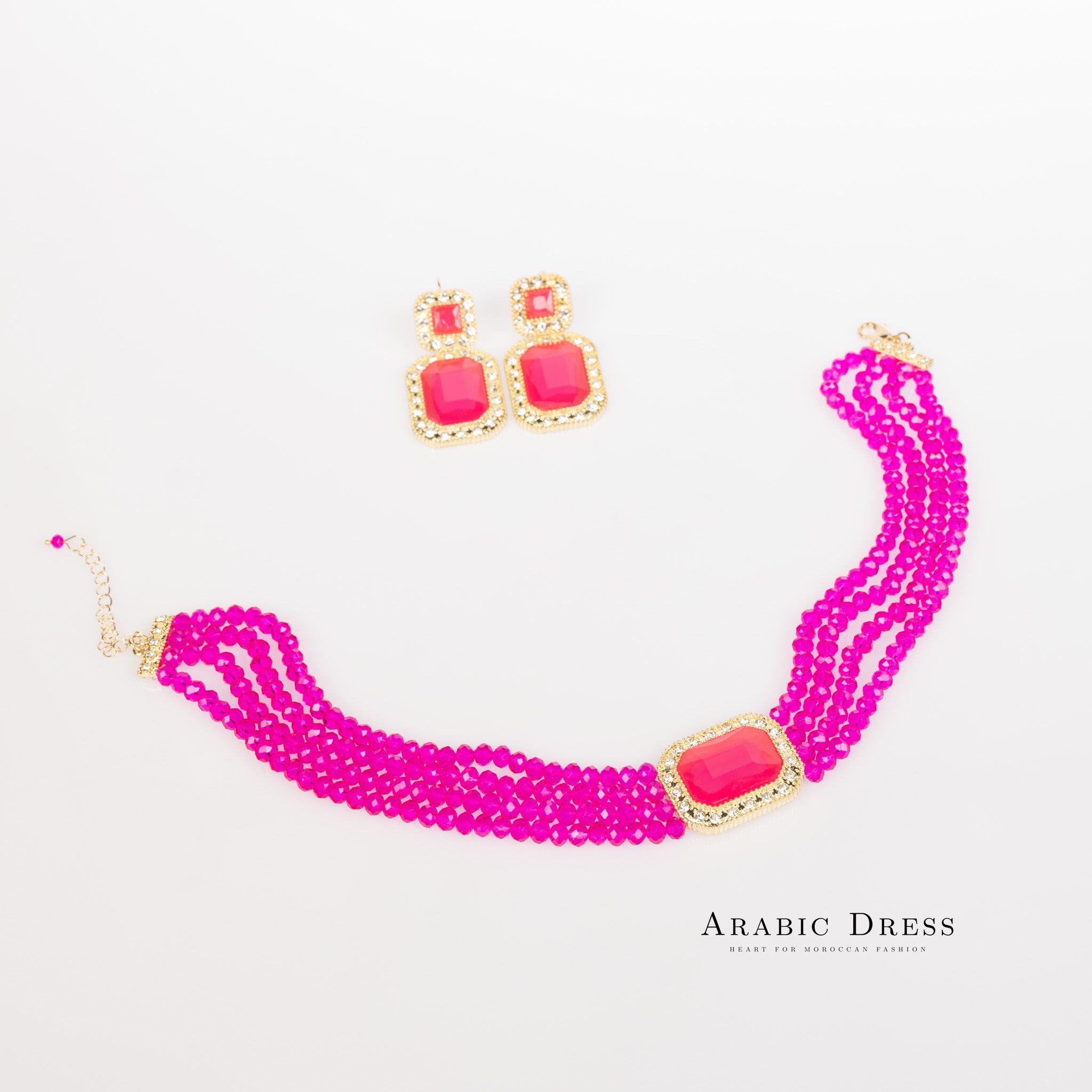 Fuchsia Mi-So Necklace set