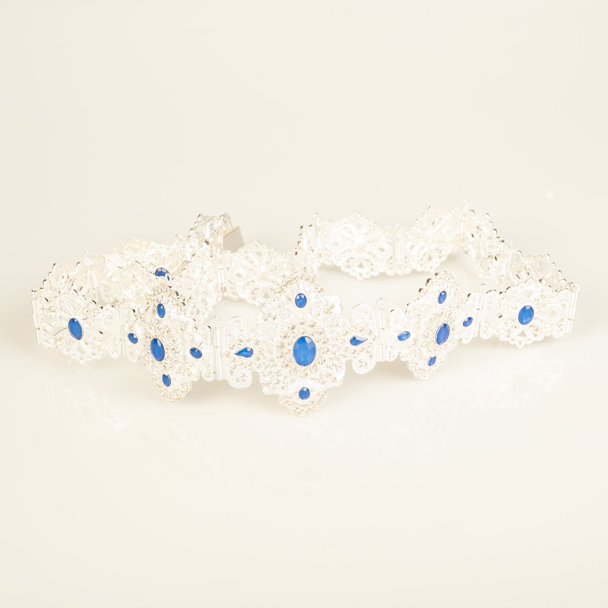 Zen Silver / Royalblue Belt