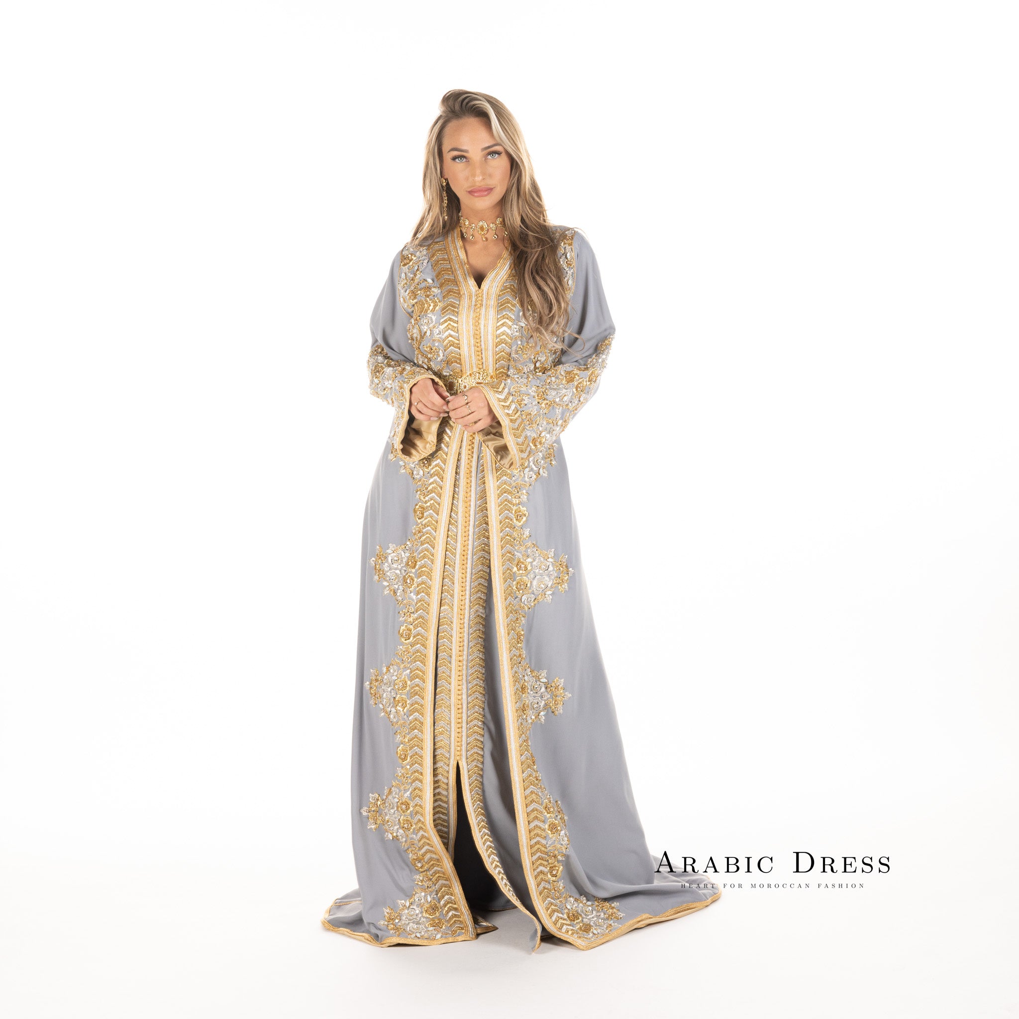 Caftan Nisa Gray