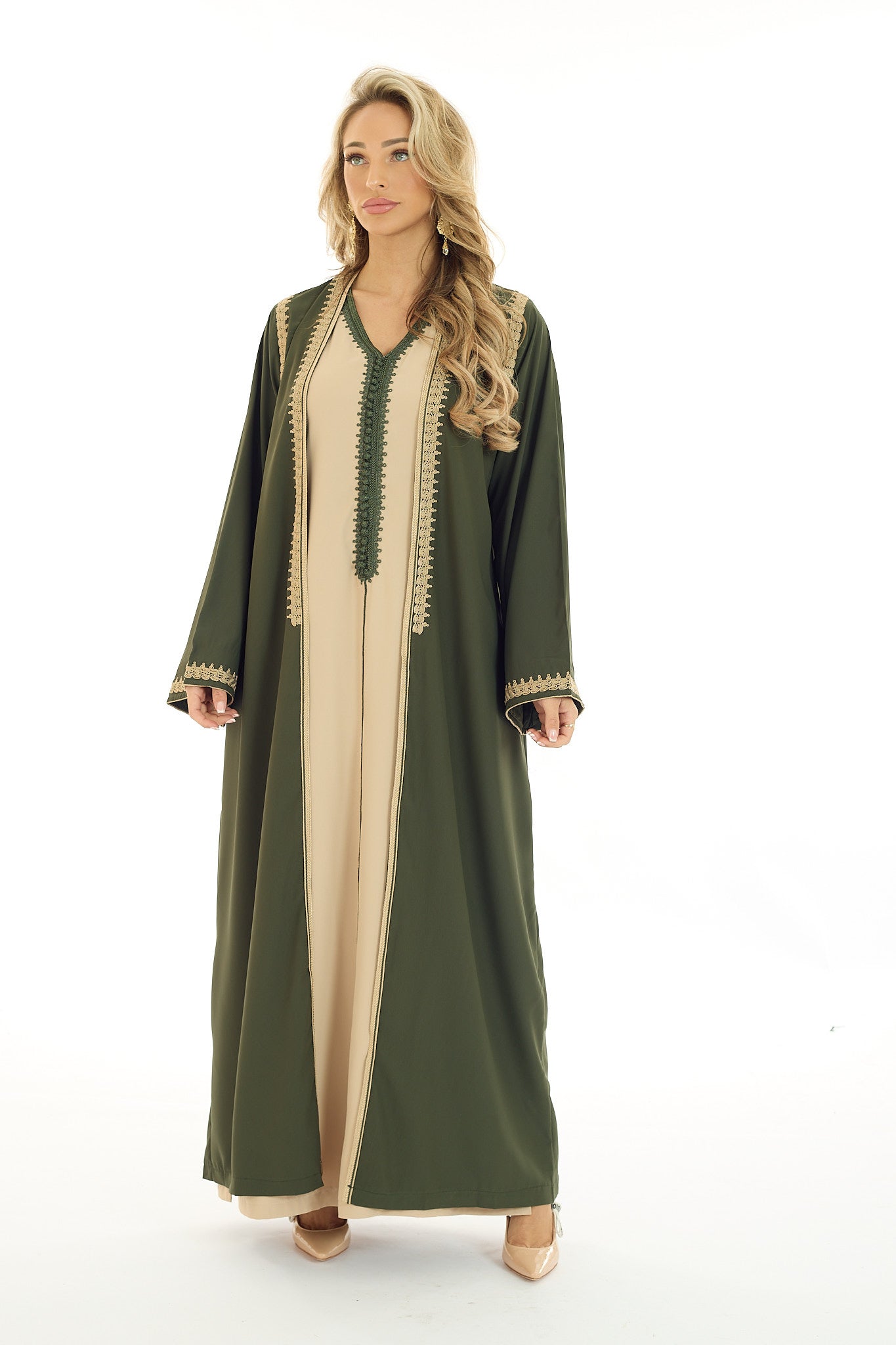 Kimono Zeyneb Olivegreen