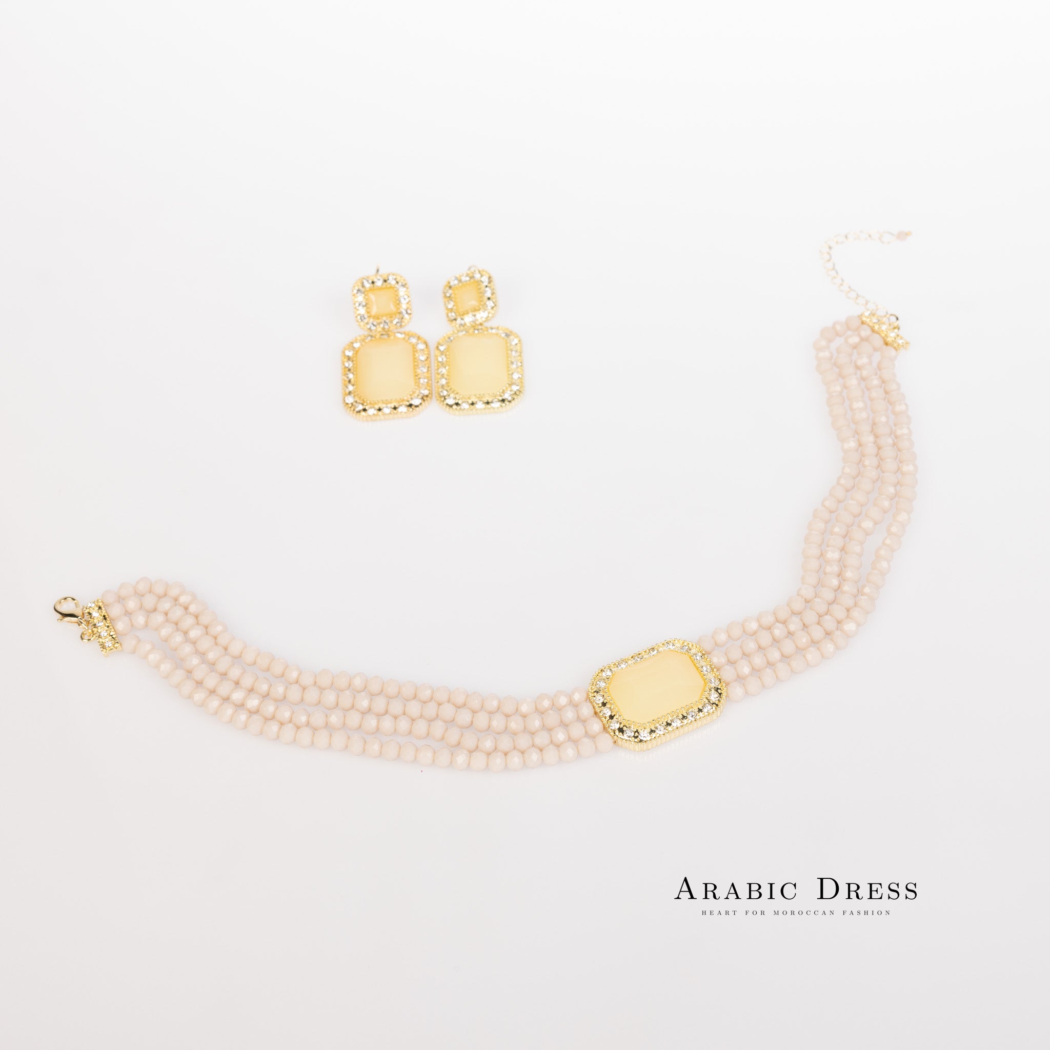 Creme Mi-So Necklace set