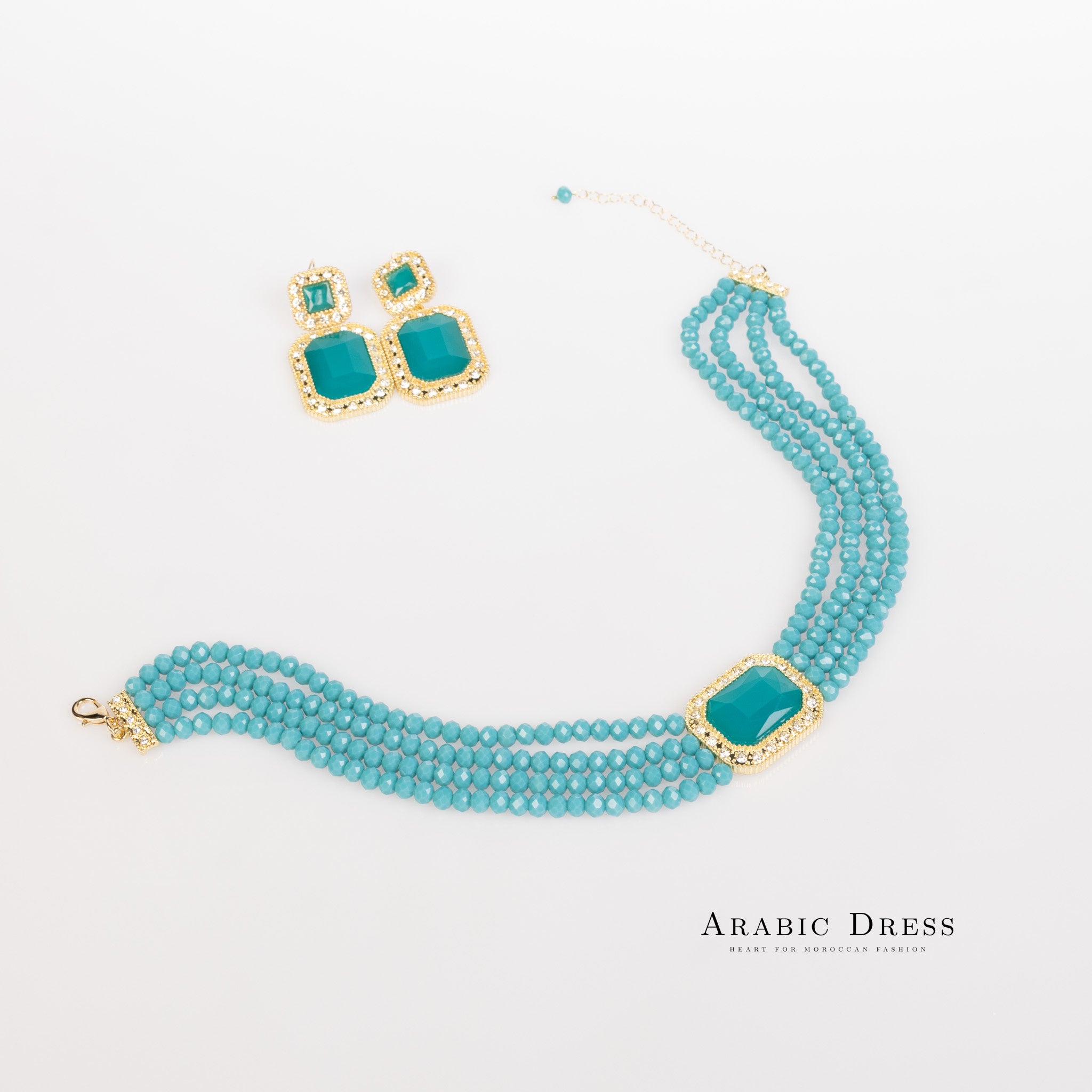 Blue Mi-So Necklace set