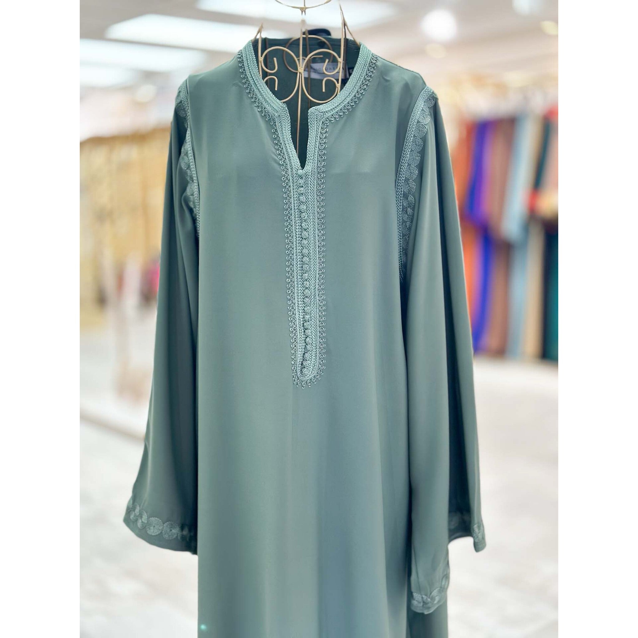 Caftan Safiya Darkseagreen