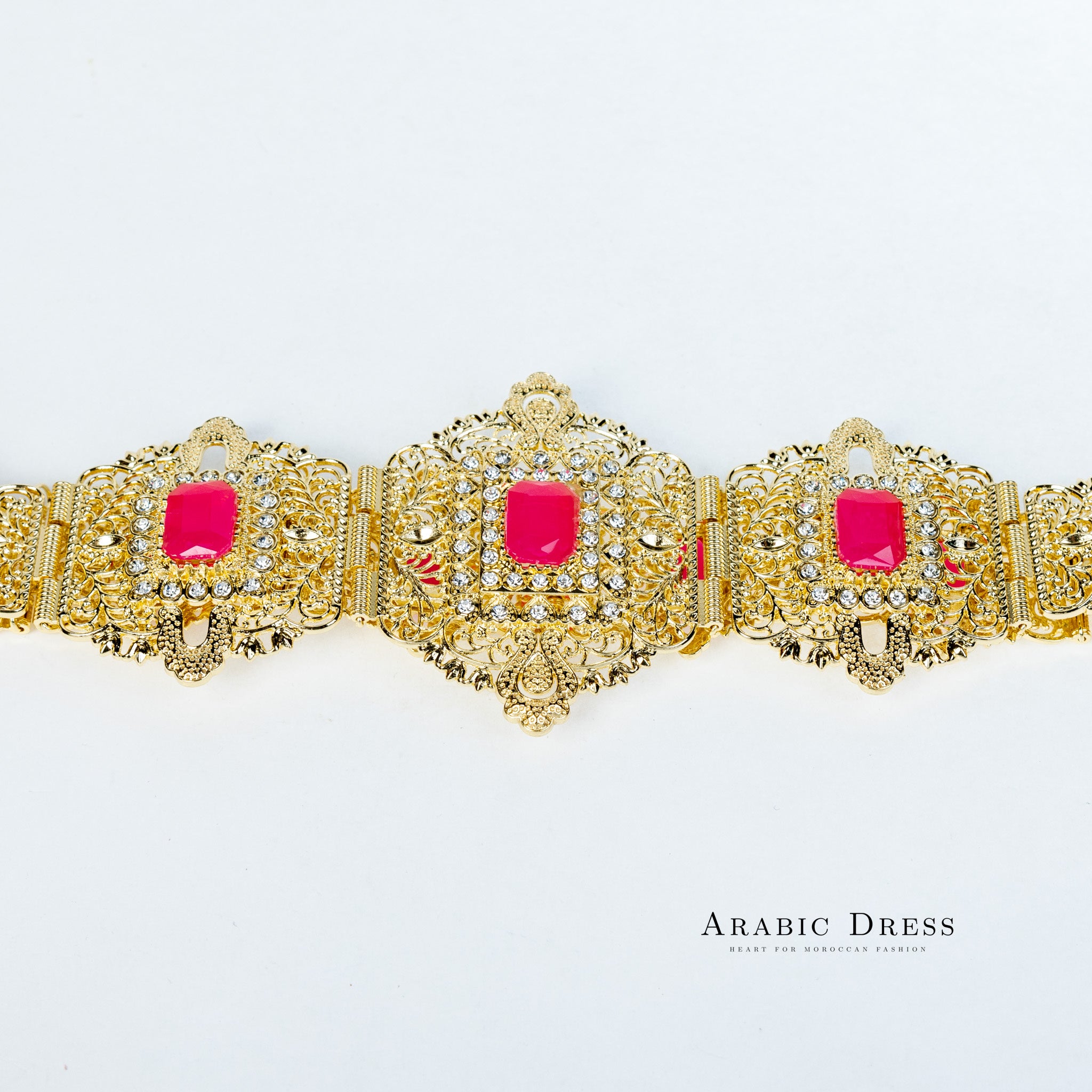 Mihi Gold/Fuchsia Belt