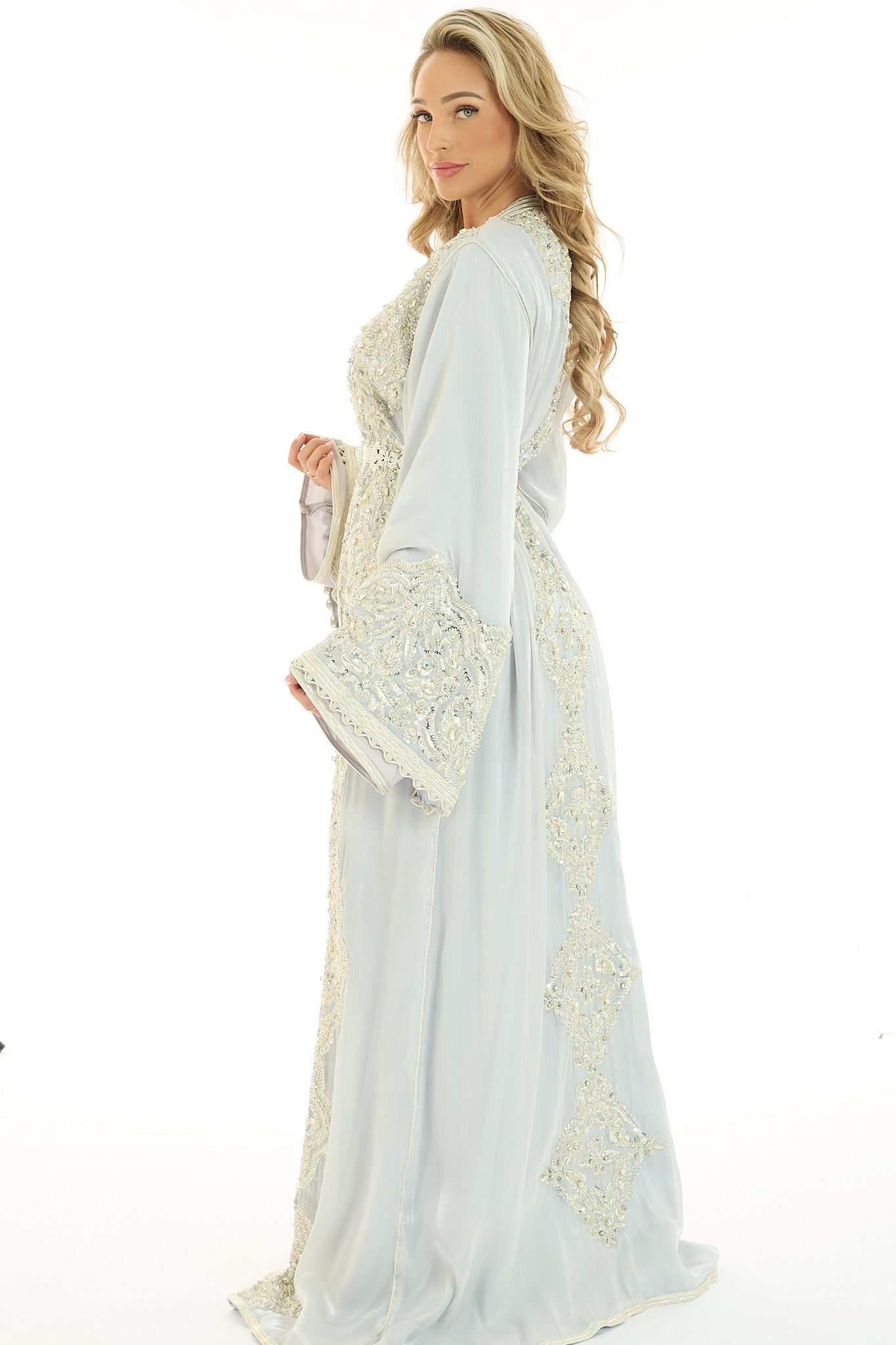 Exclusieve Caftan Nima Gray